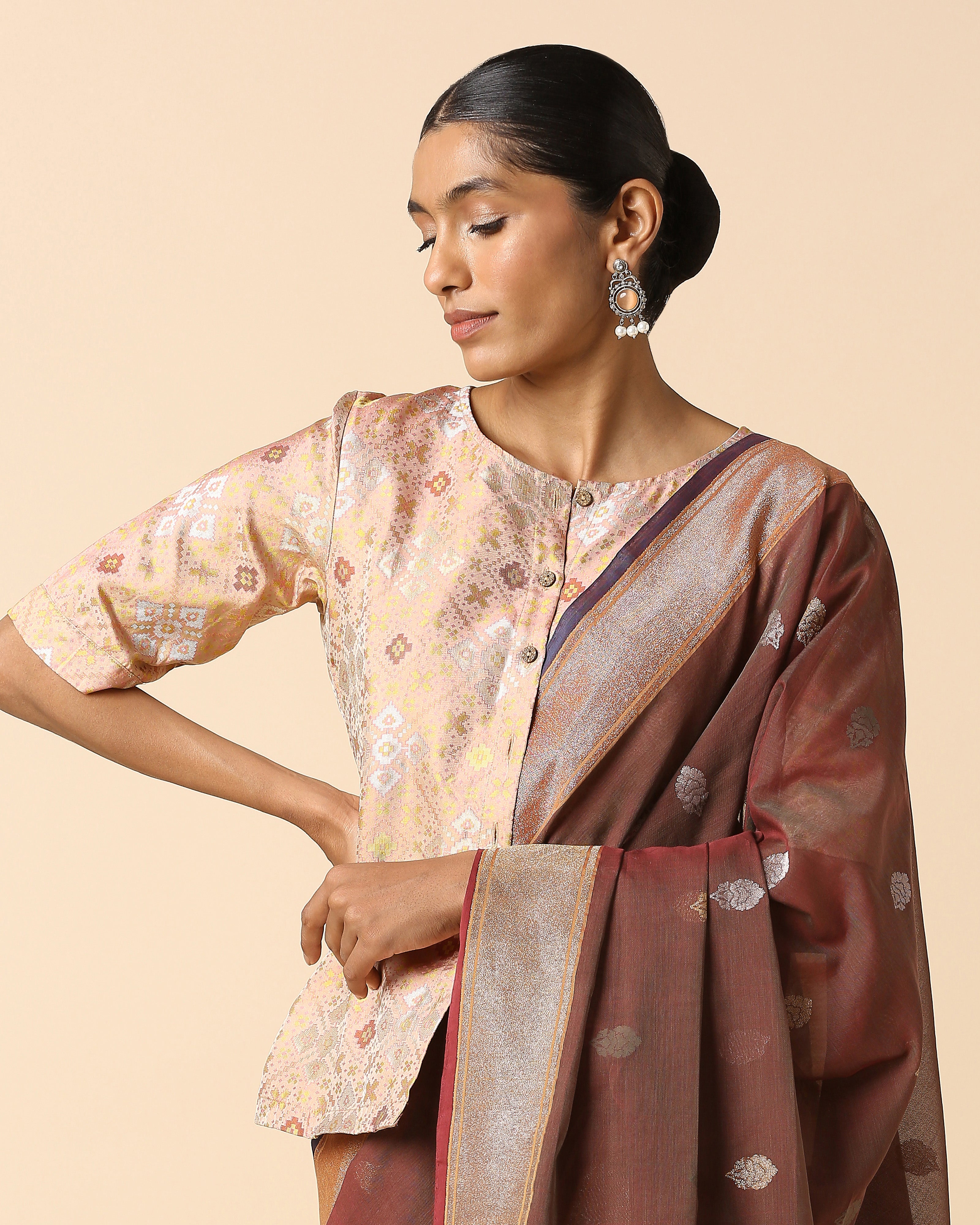 Jaisa Banarasi Kadwa Cotton Saree