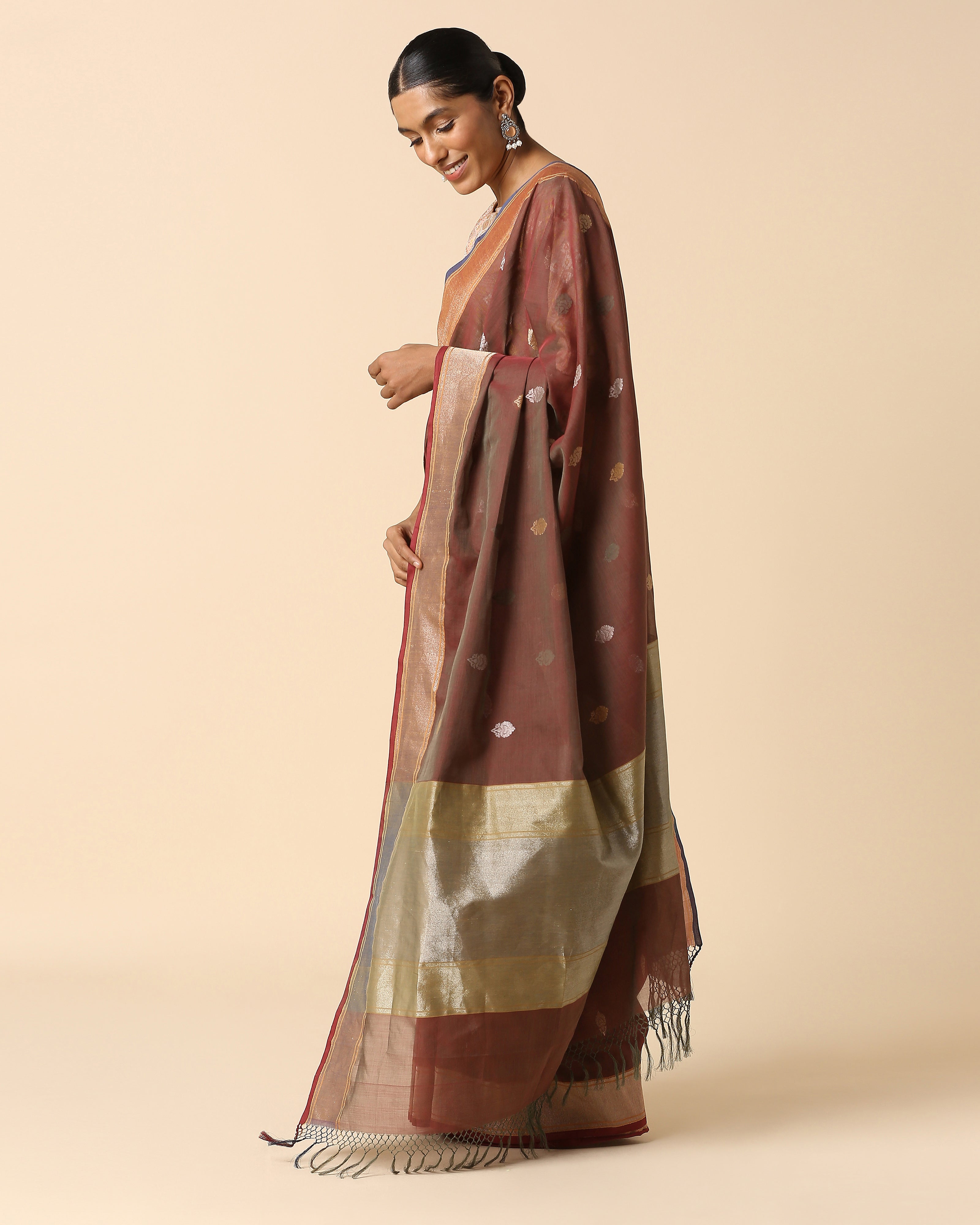 Jaisa Banarasi Kadwa Cotton Saree