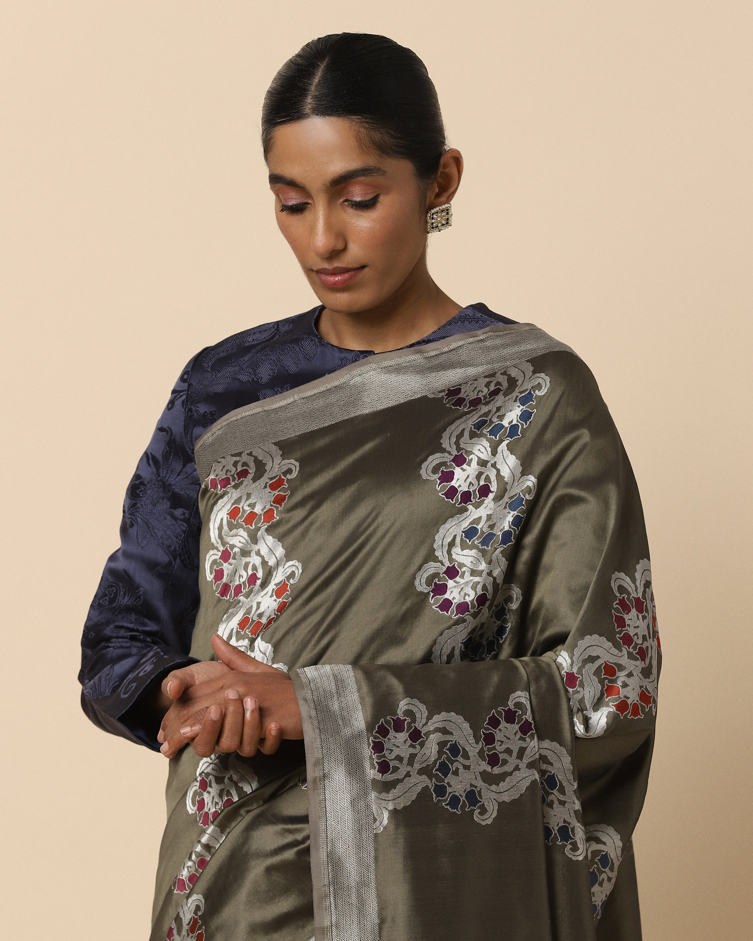 Tanuka Banarasi Cutwork Silk Saree