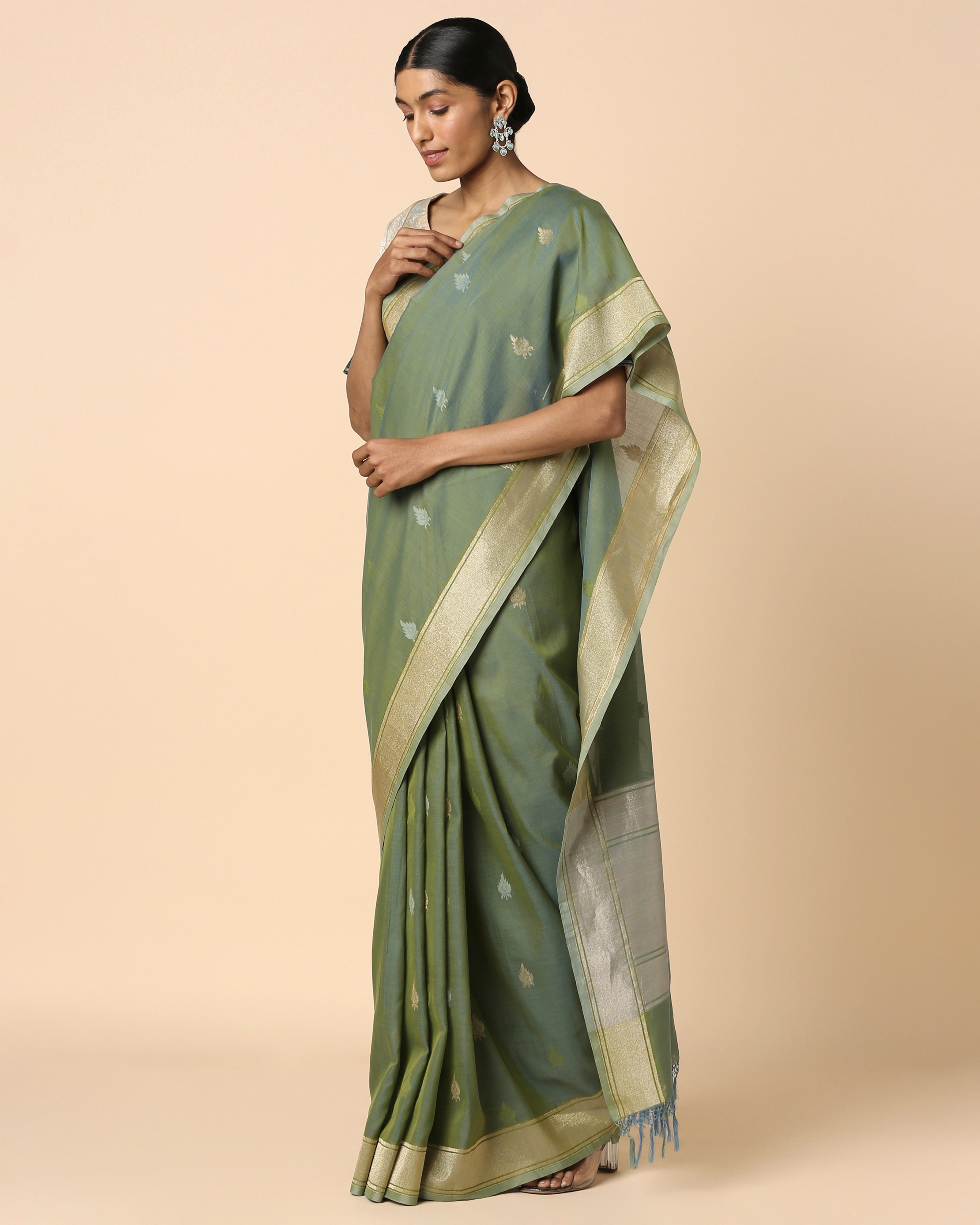 Yashita Banarasi Kadwa Cotton Saree