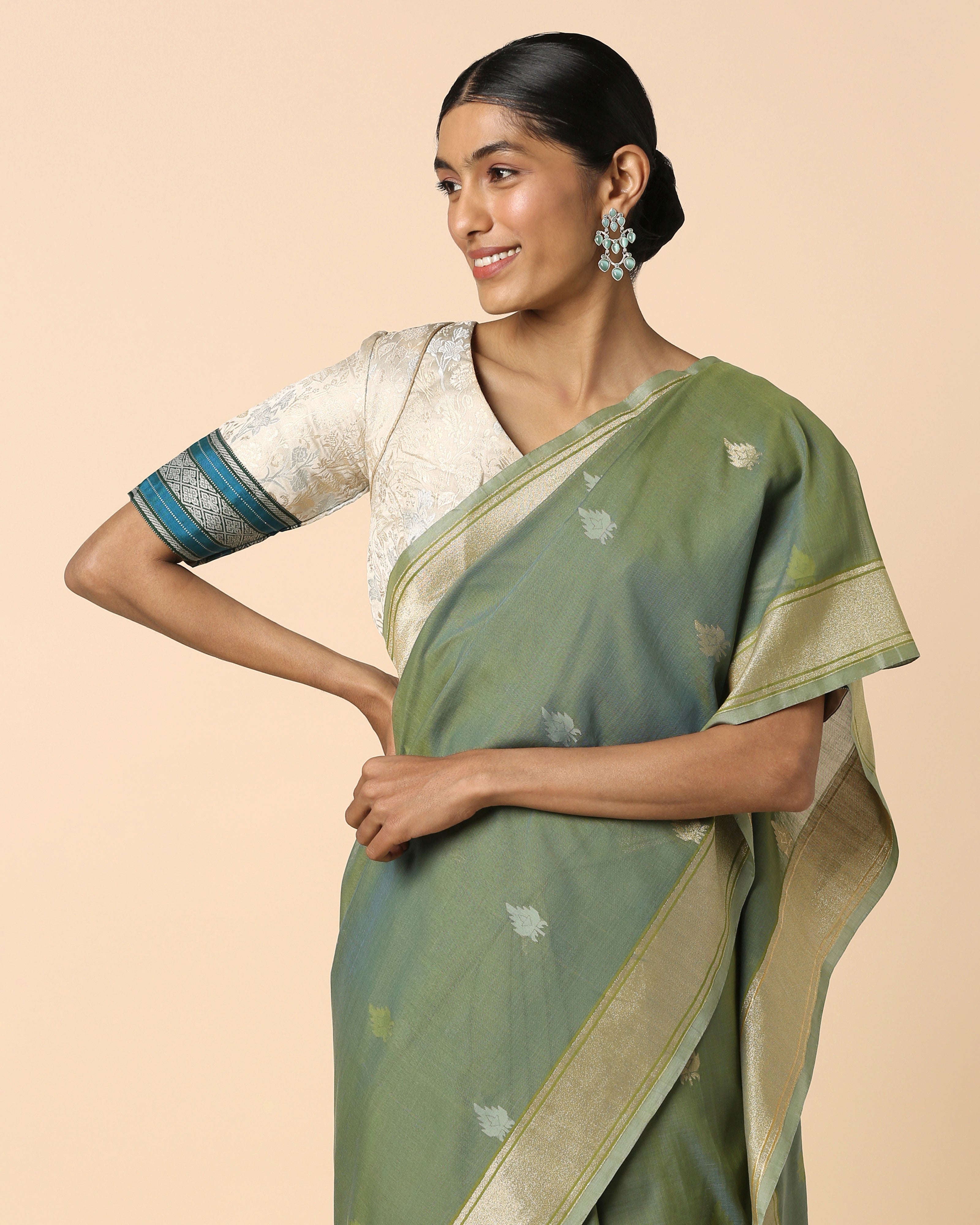Yashita Banarasi Kadwa Cotton Saree