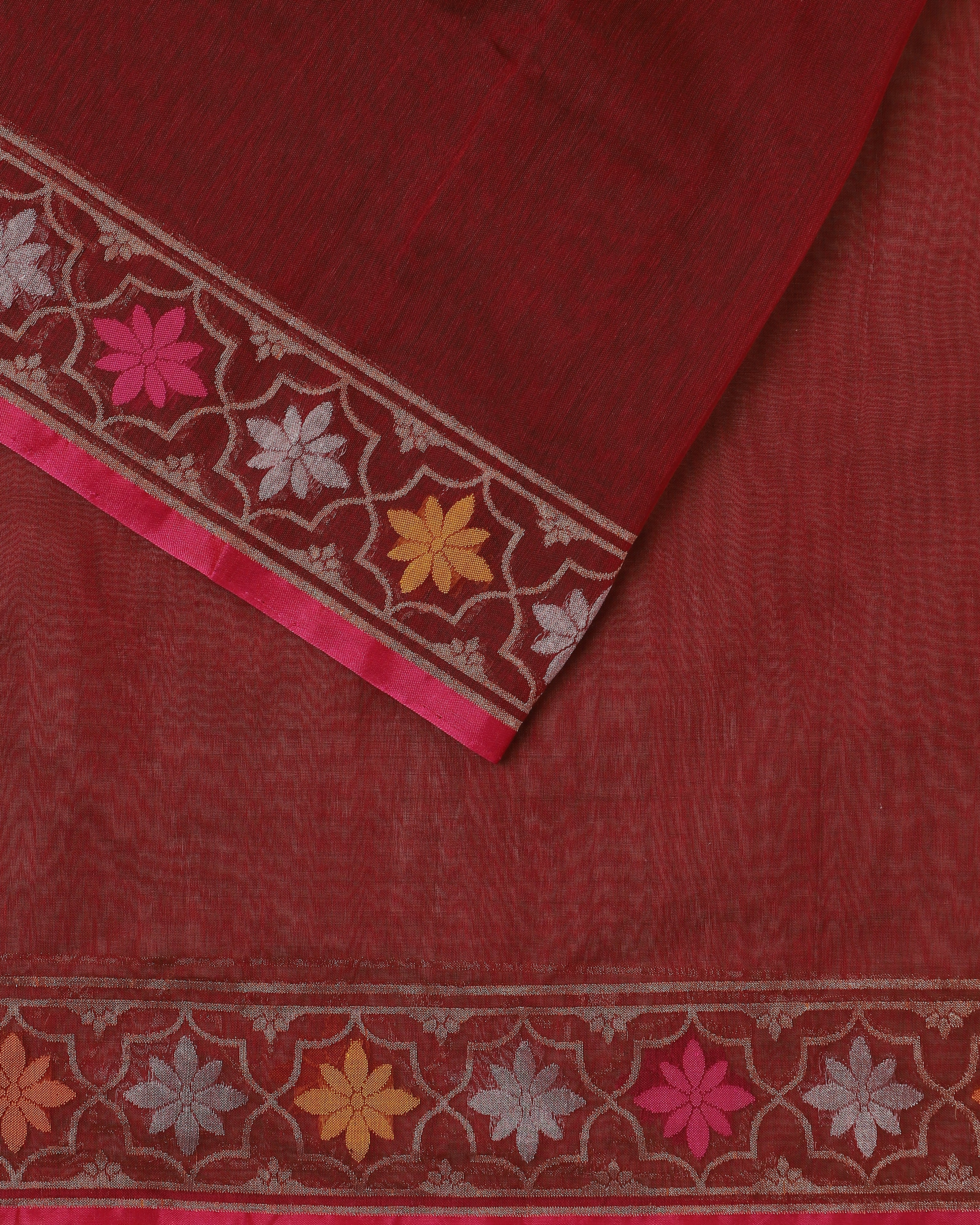 Pradha Banarasi Jamdani Silk Cotton Saree