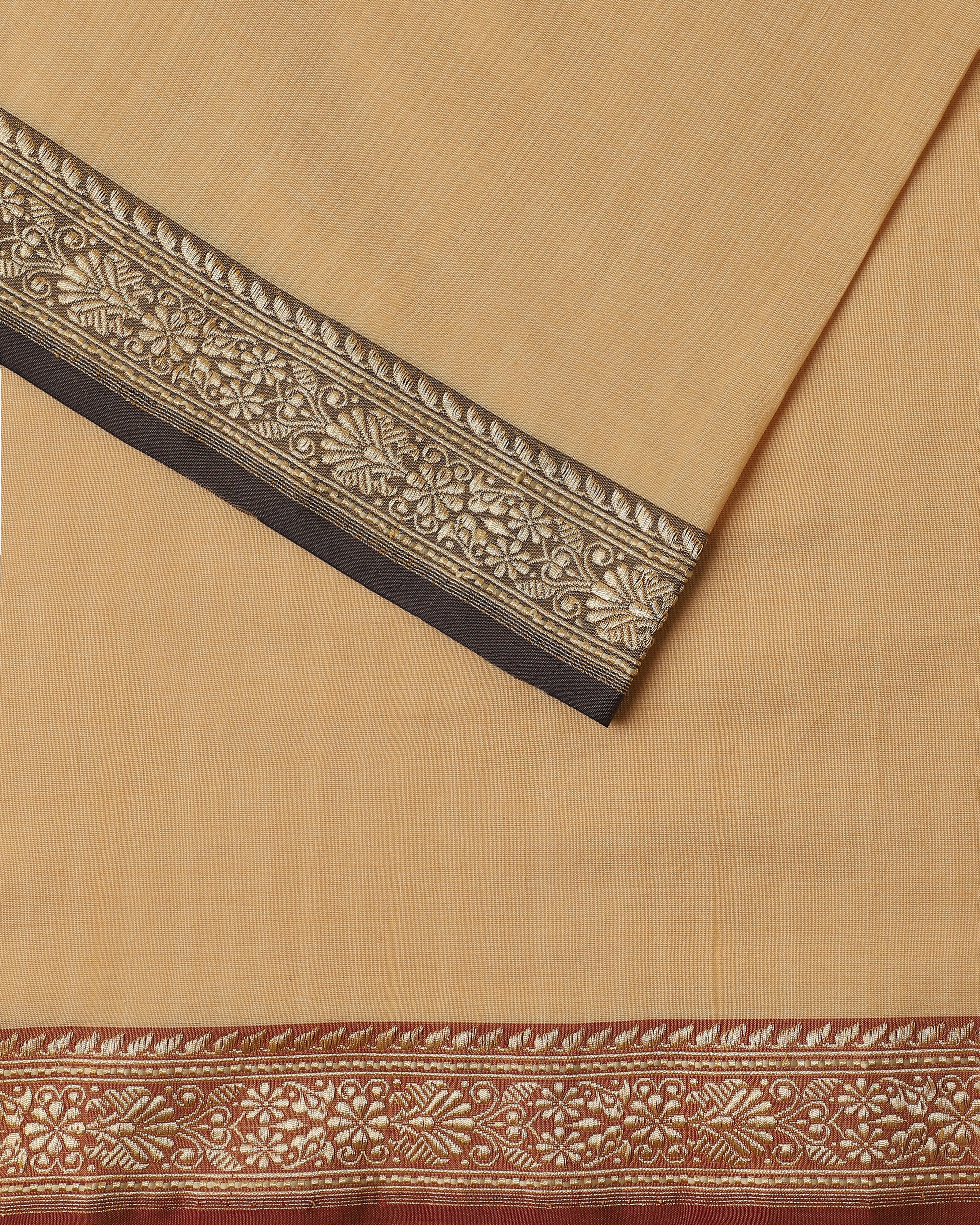 Acala Banarasi Kadwa Cotton Saree