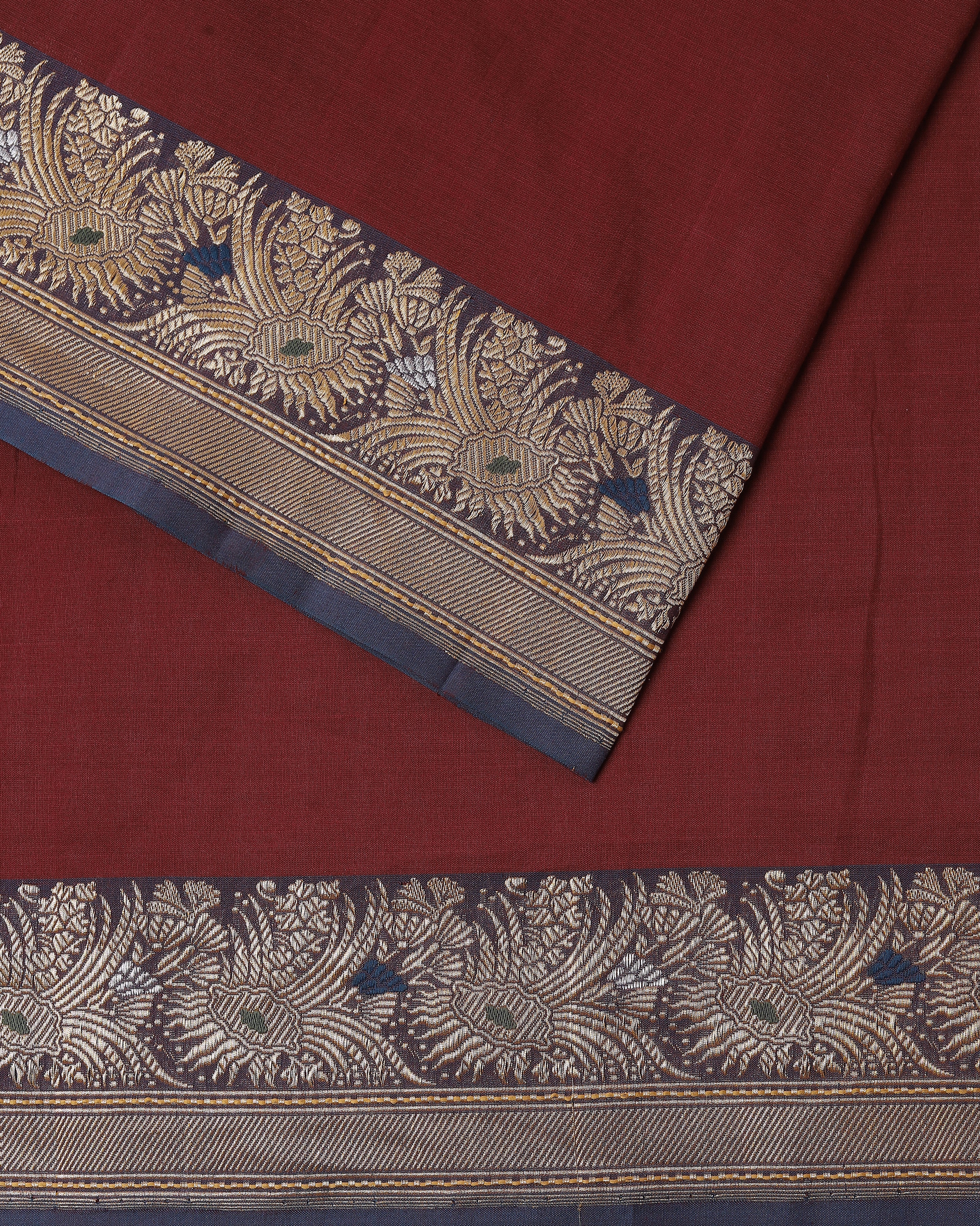 Mandra Banarasi Kadwa Cotton Saree