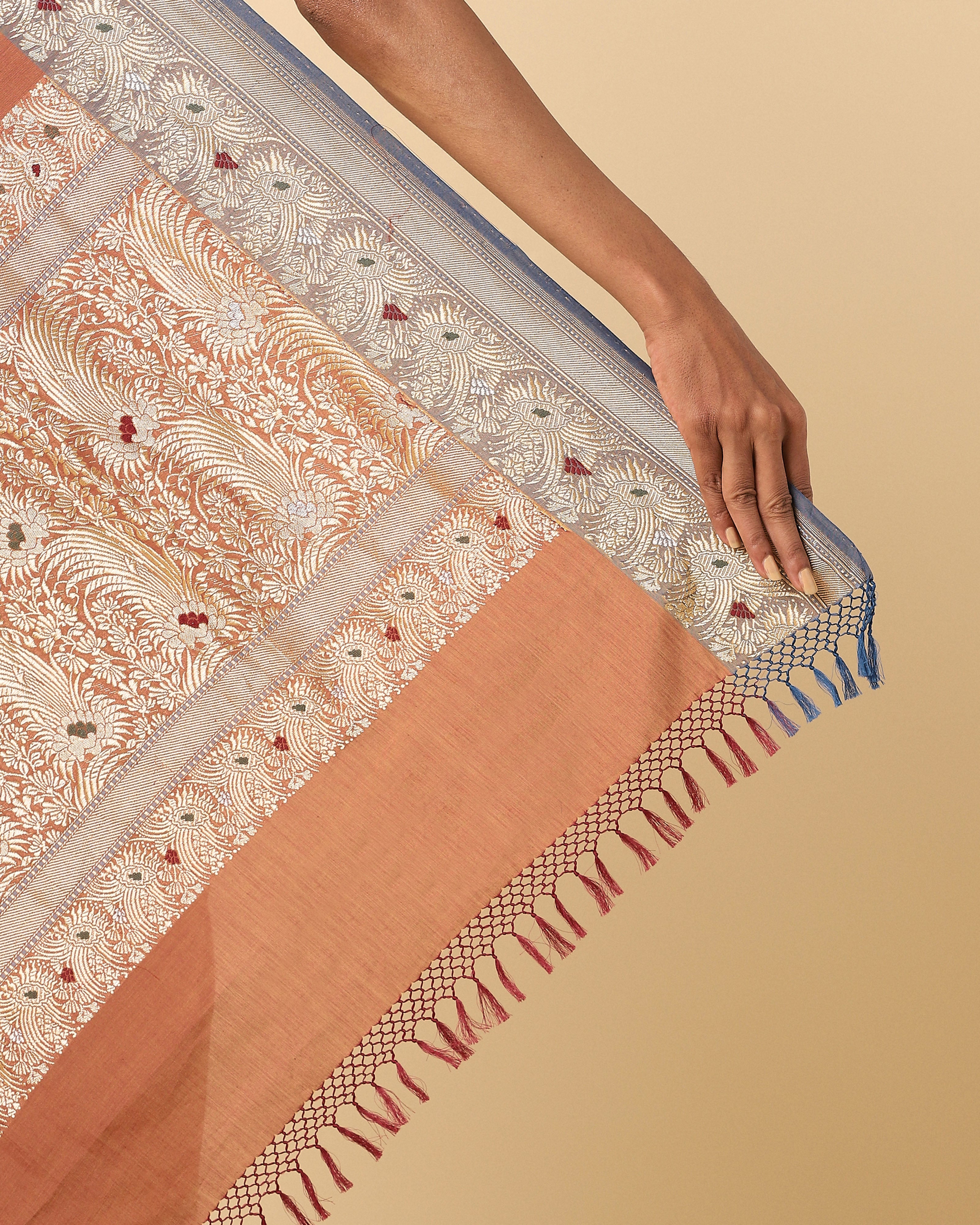 Mandra Banarasi Kadwa Cotton Saree