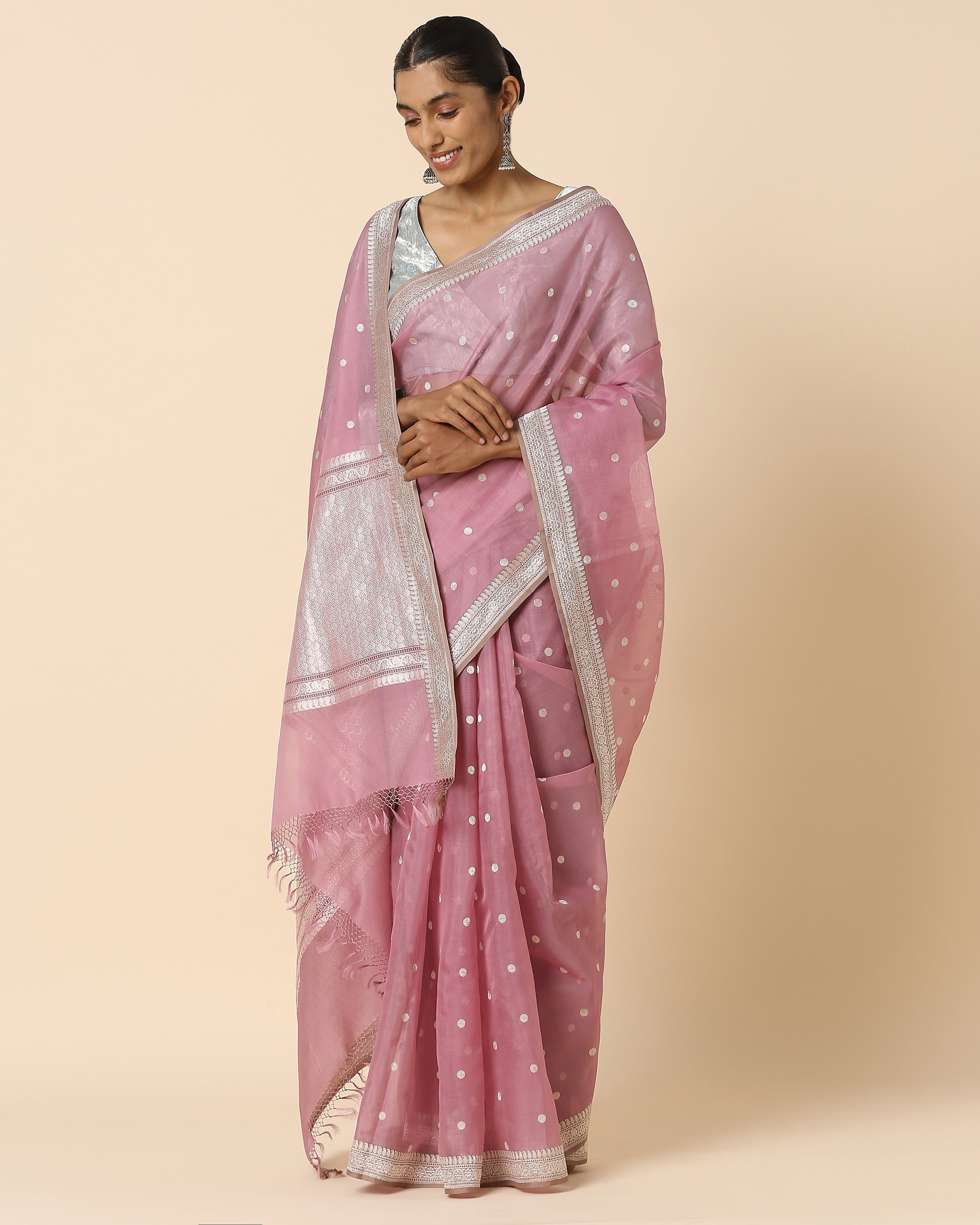Tanishka Banarasi Kadwa Silk Cotton Saree