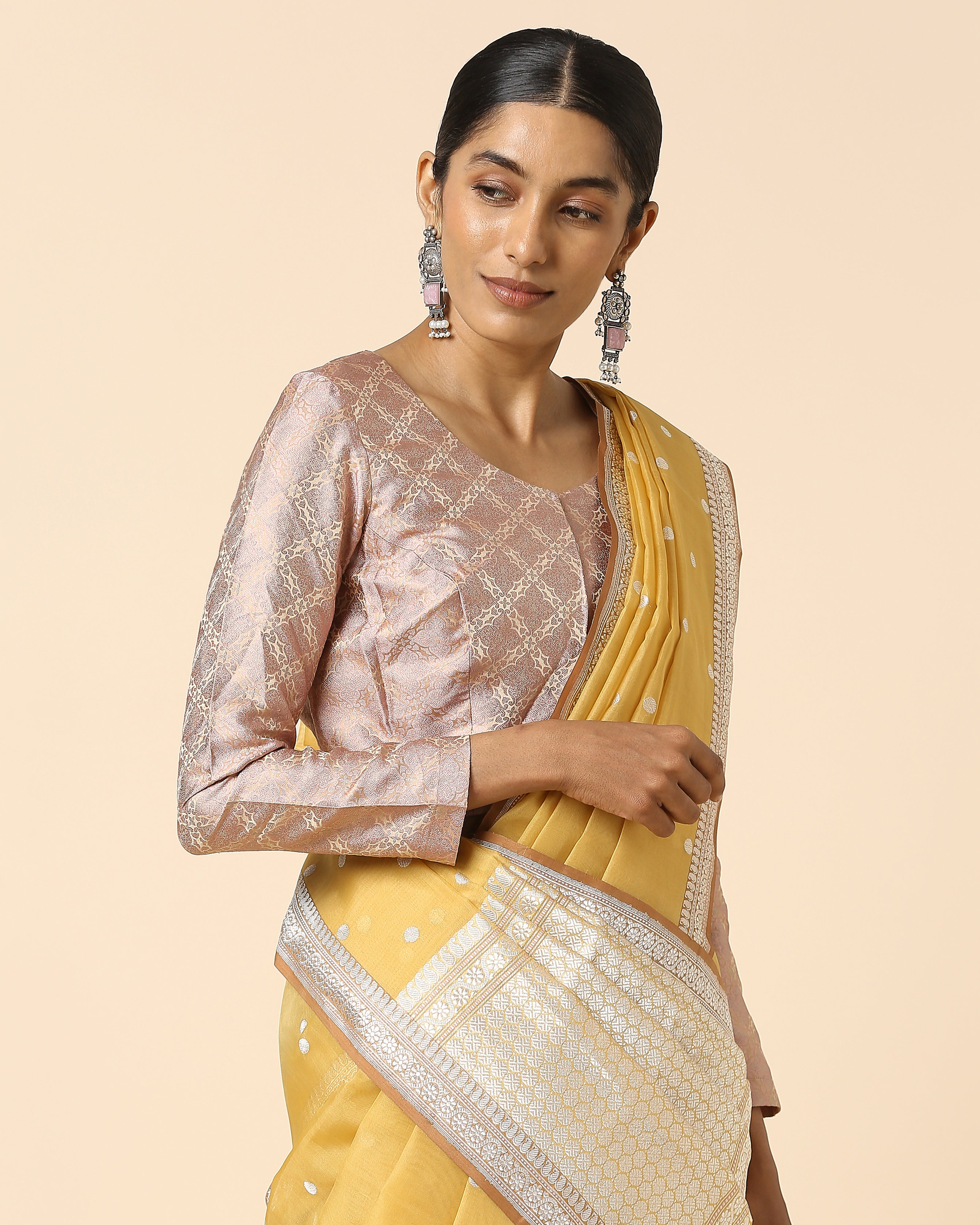 Tanishka Banarasi Kadwa Silk Cotton Saree