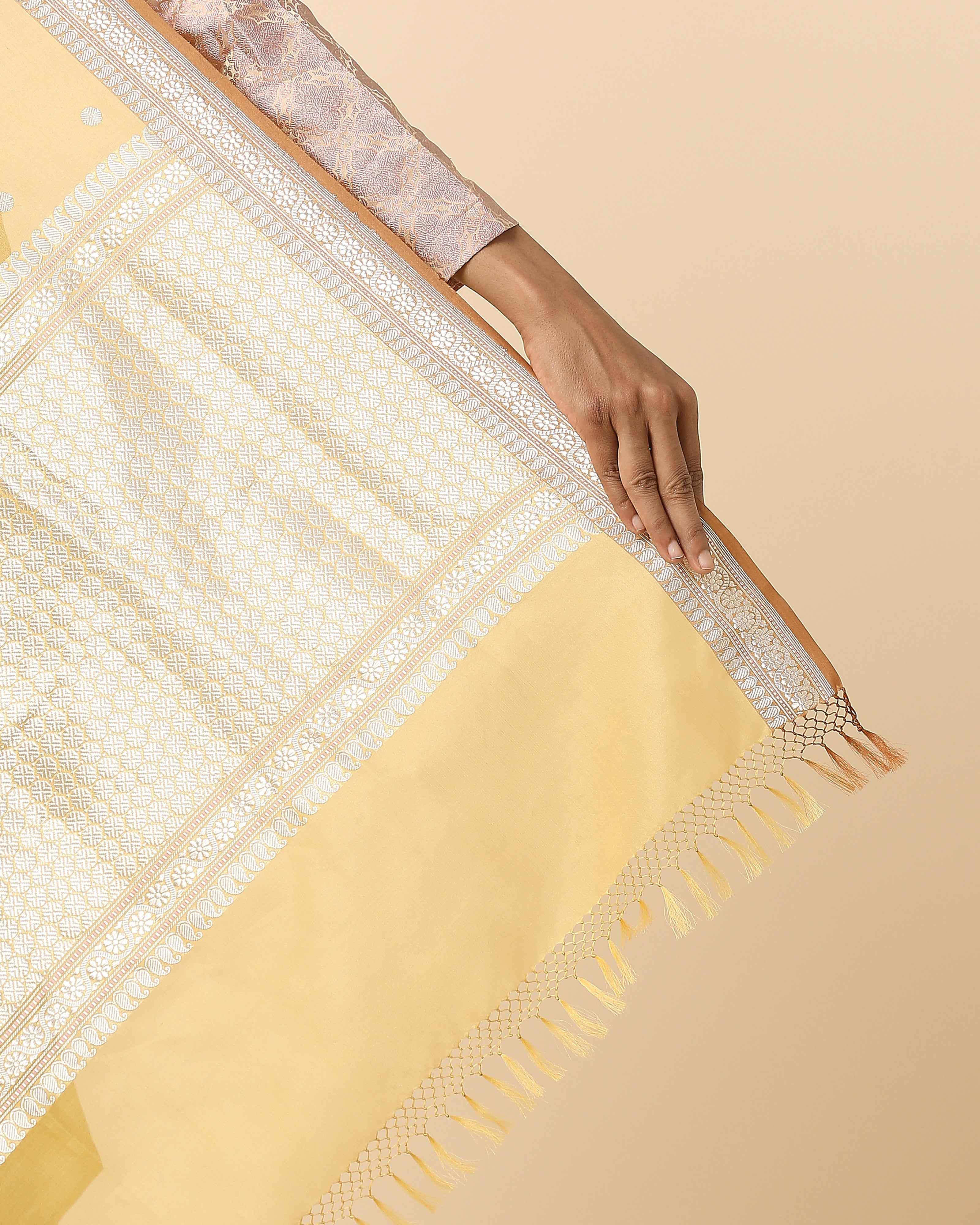 Tanishka Banarasi Kadwa Silk Cotton Saree