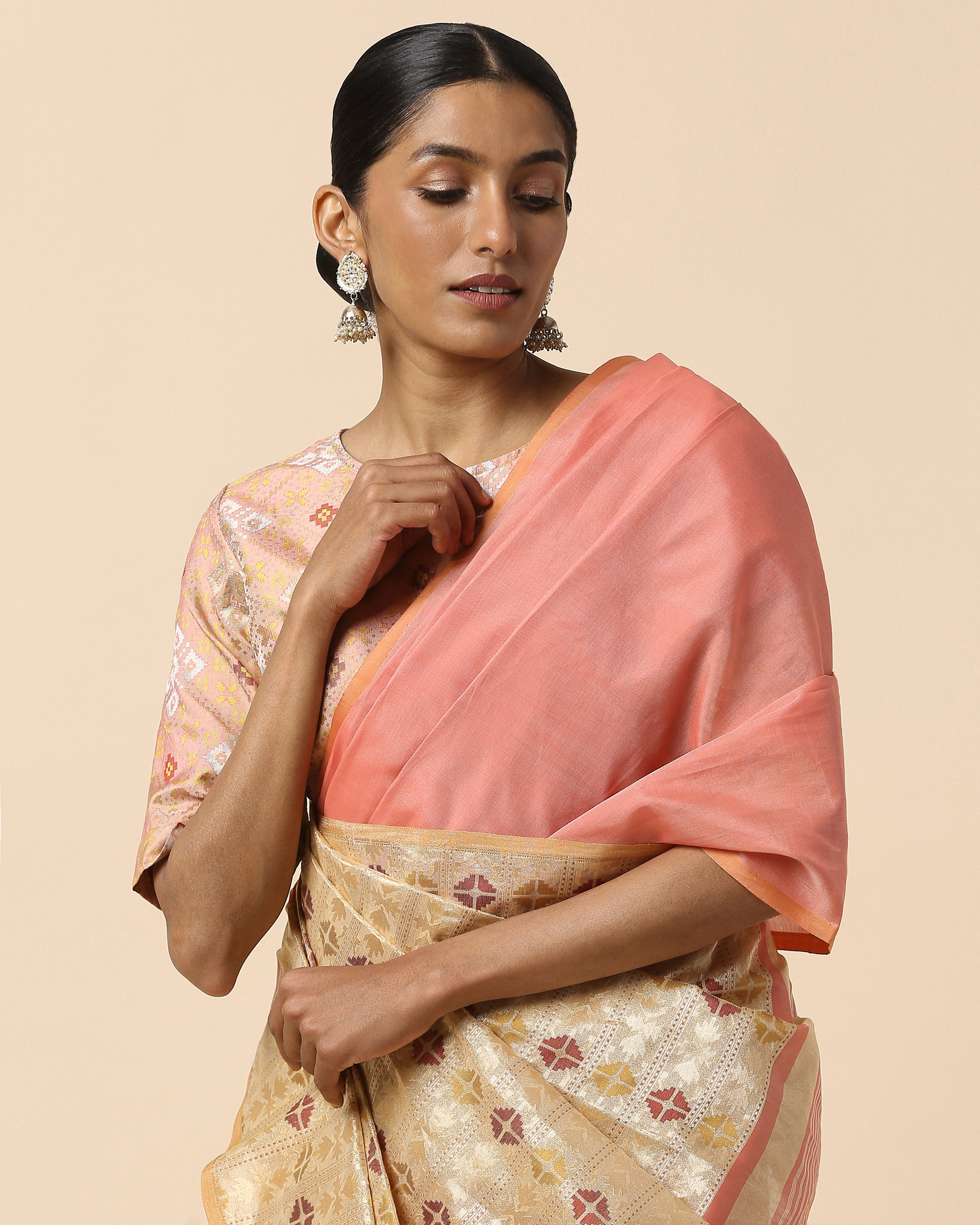 Iyra Banarasi Powdi Silk Cotton Saree