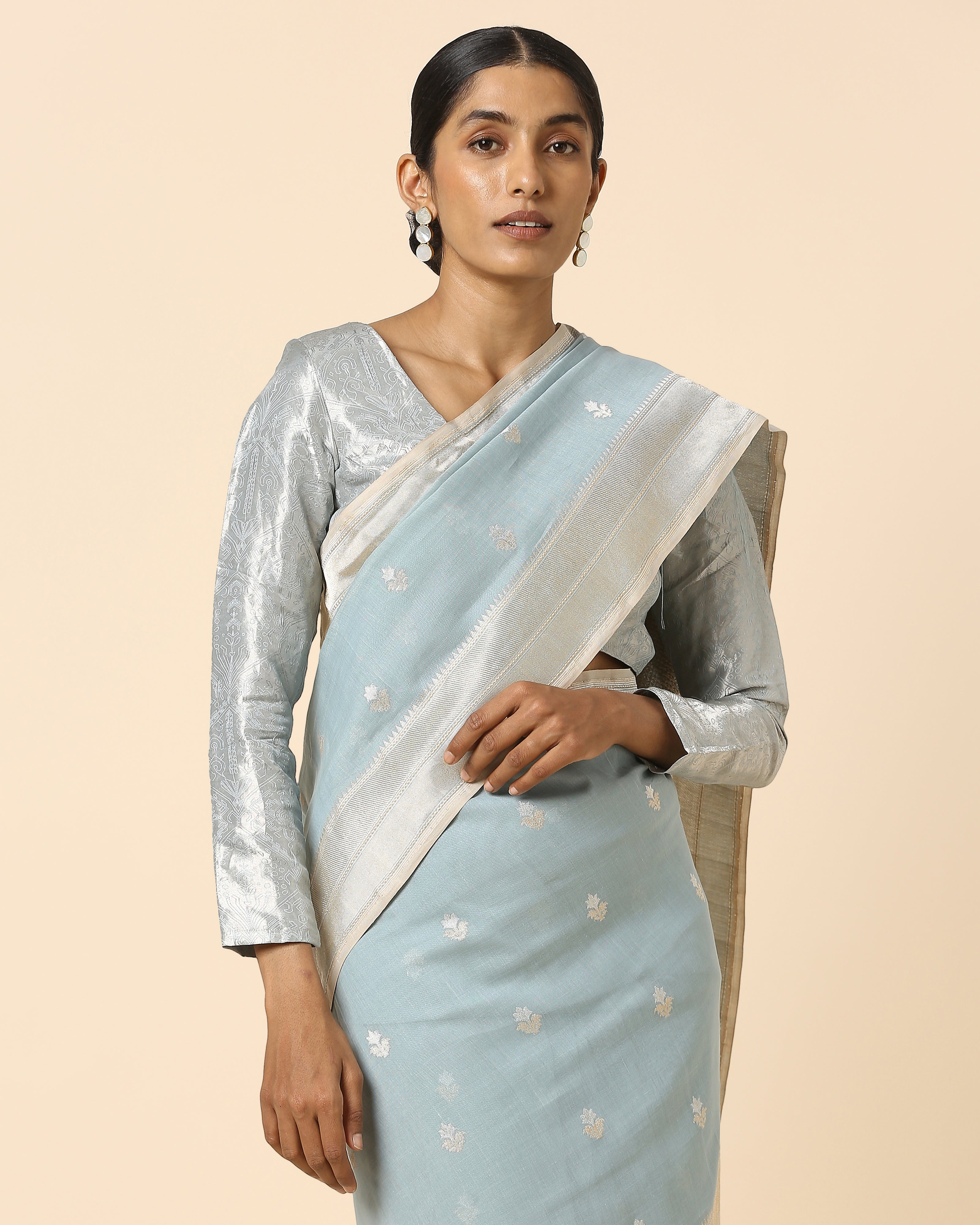 Parnika Banarasi Kadwa Cotton Saree