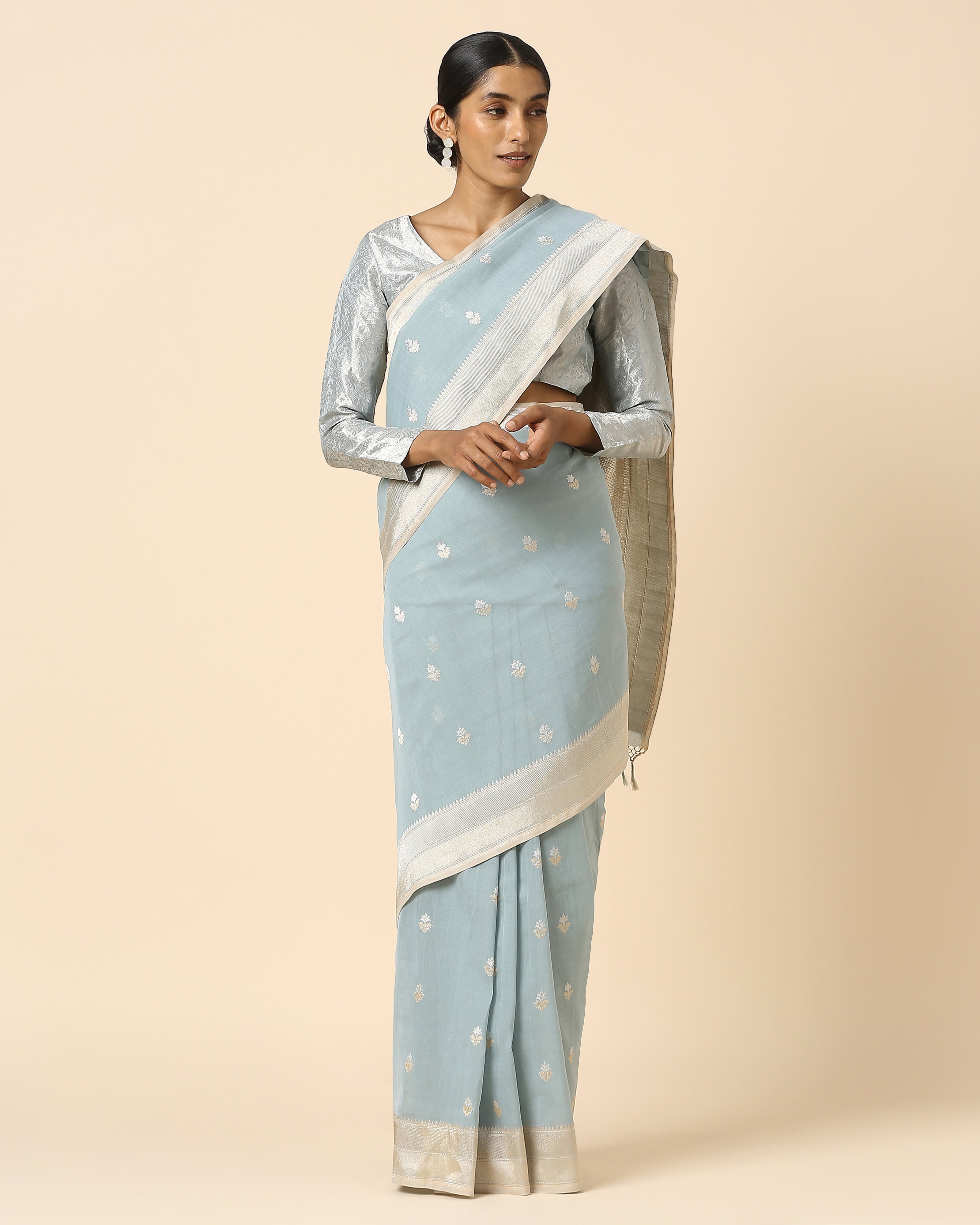 Parnika Banarasi Kadwa Cotton Saree