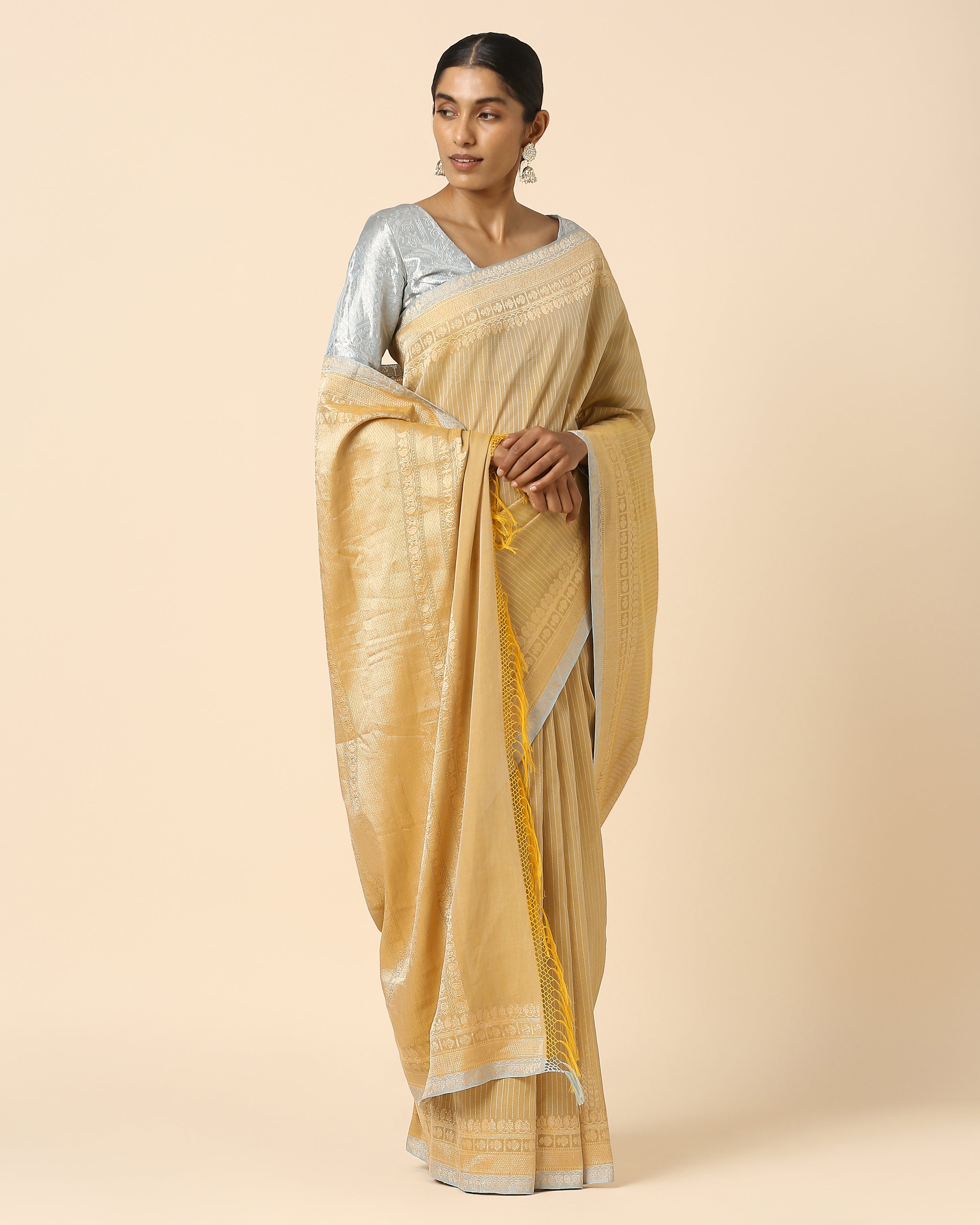 Atiana Banarasi Kadwa Cotton Saree