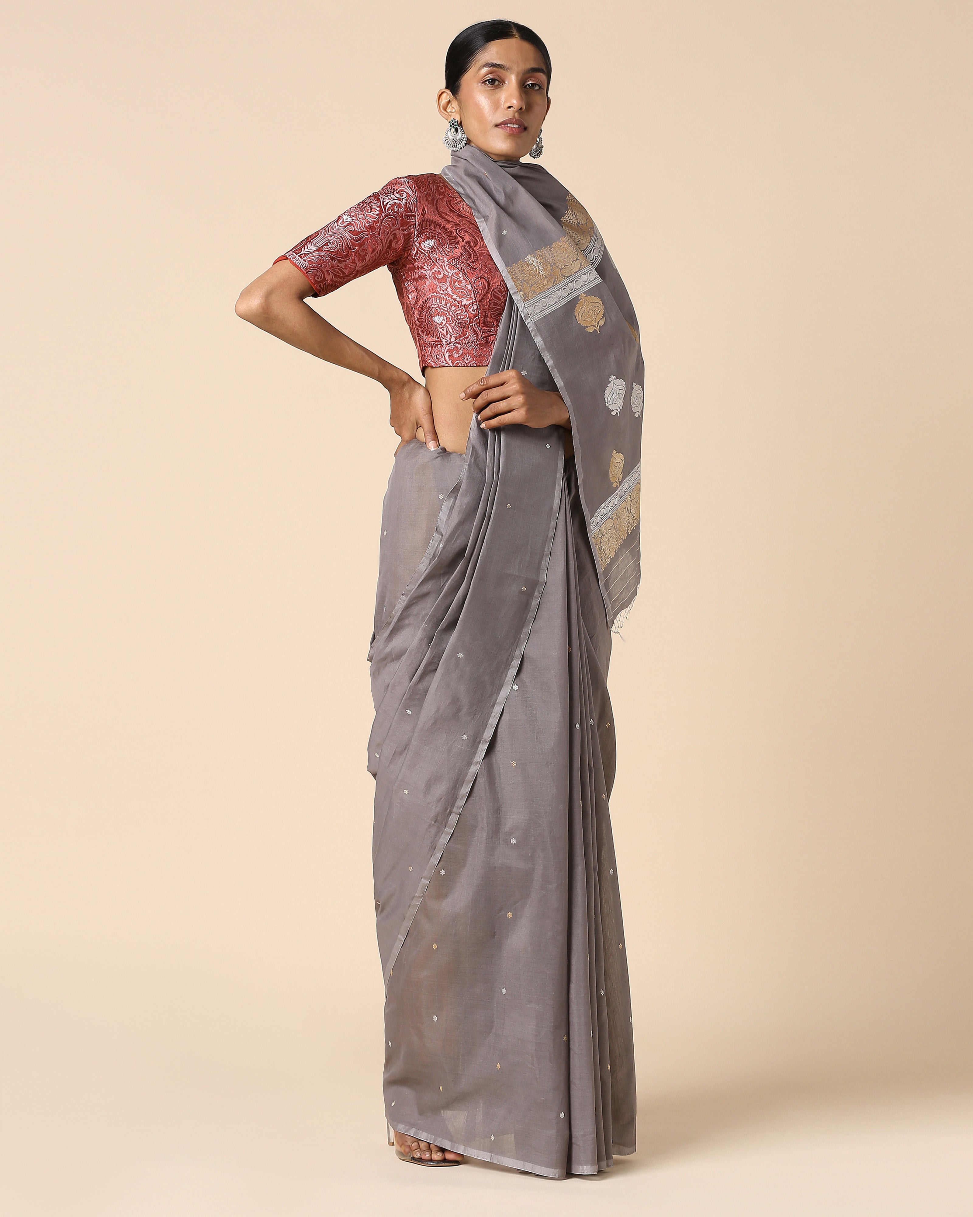 Smita Banarasi Kadwa Silk Cotton Saree