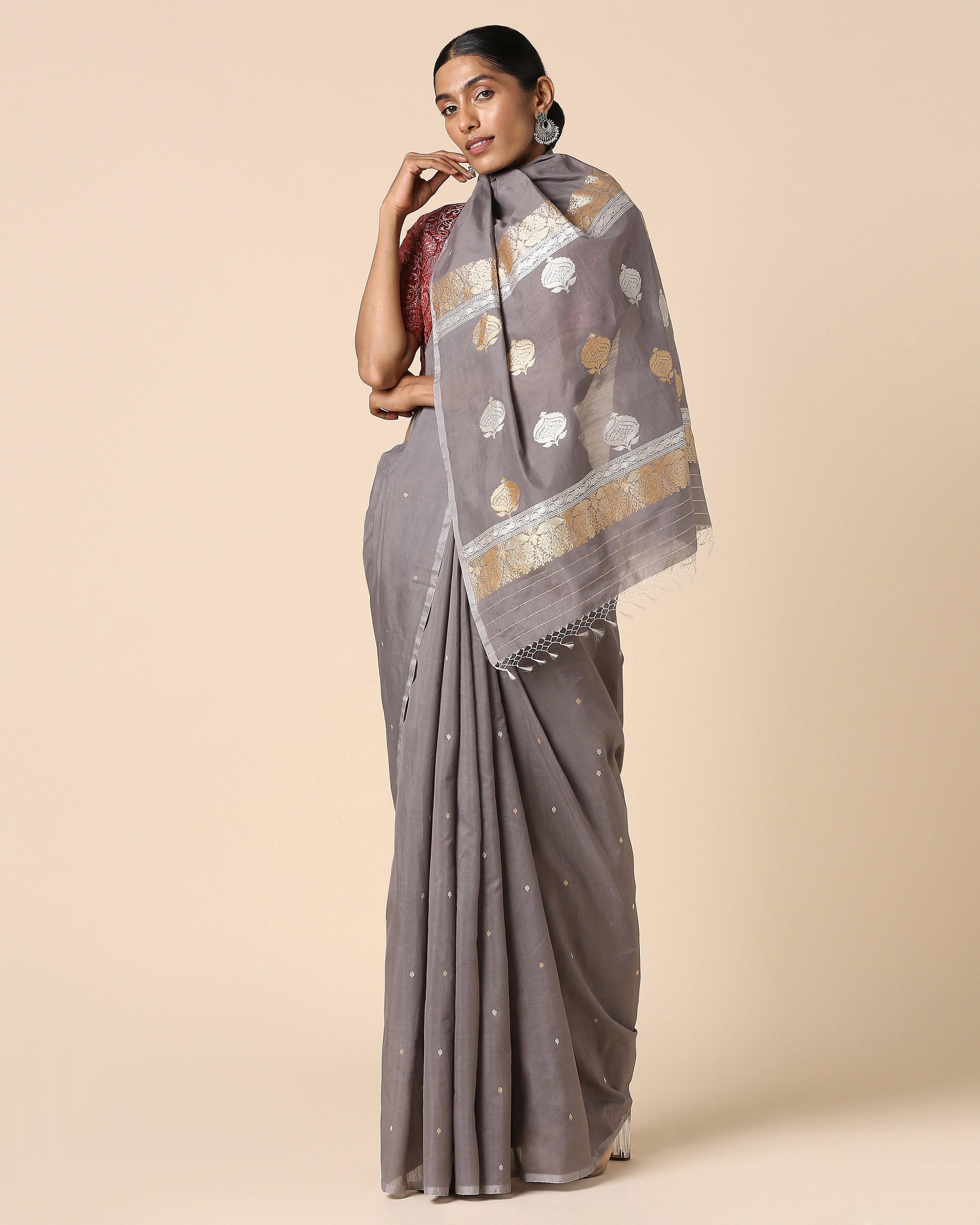 Smita Banarasi Kadwa Silk Cotton Saree