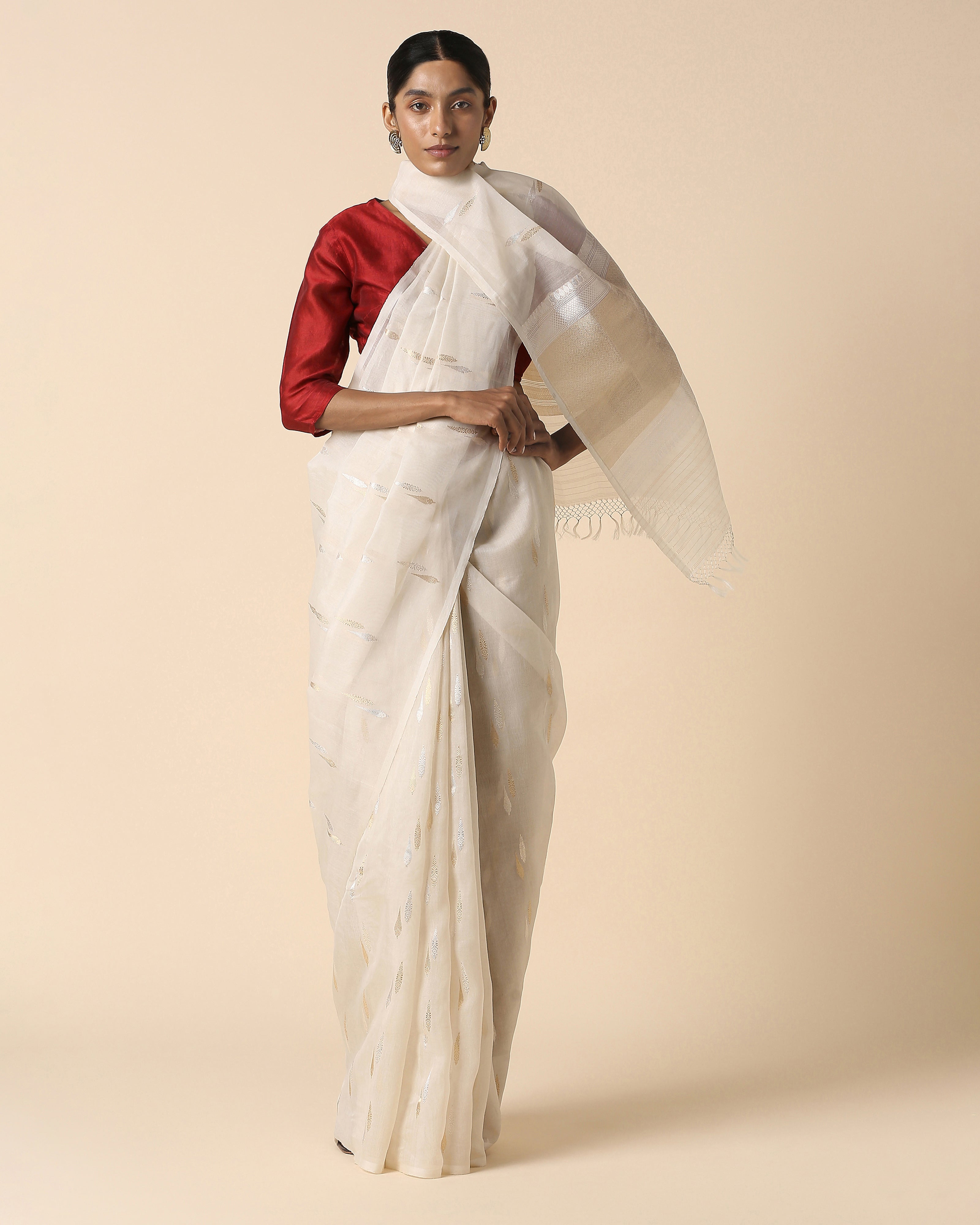 Avantika Banarasi Kadwa Silk Cotton Saree