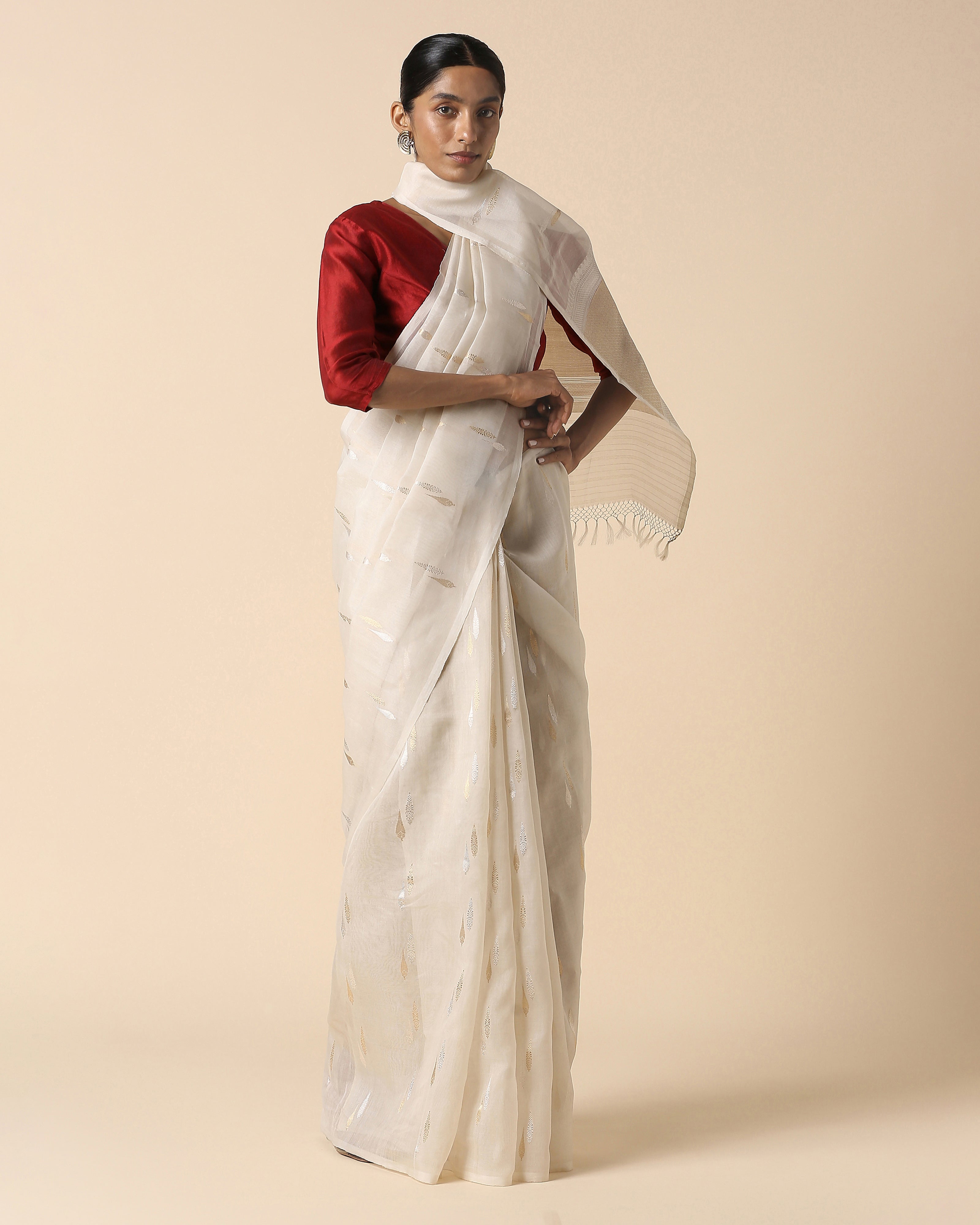 Avantika Banarasi Kadwa Silk Cotton Saree