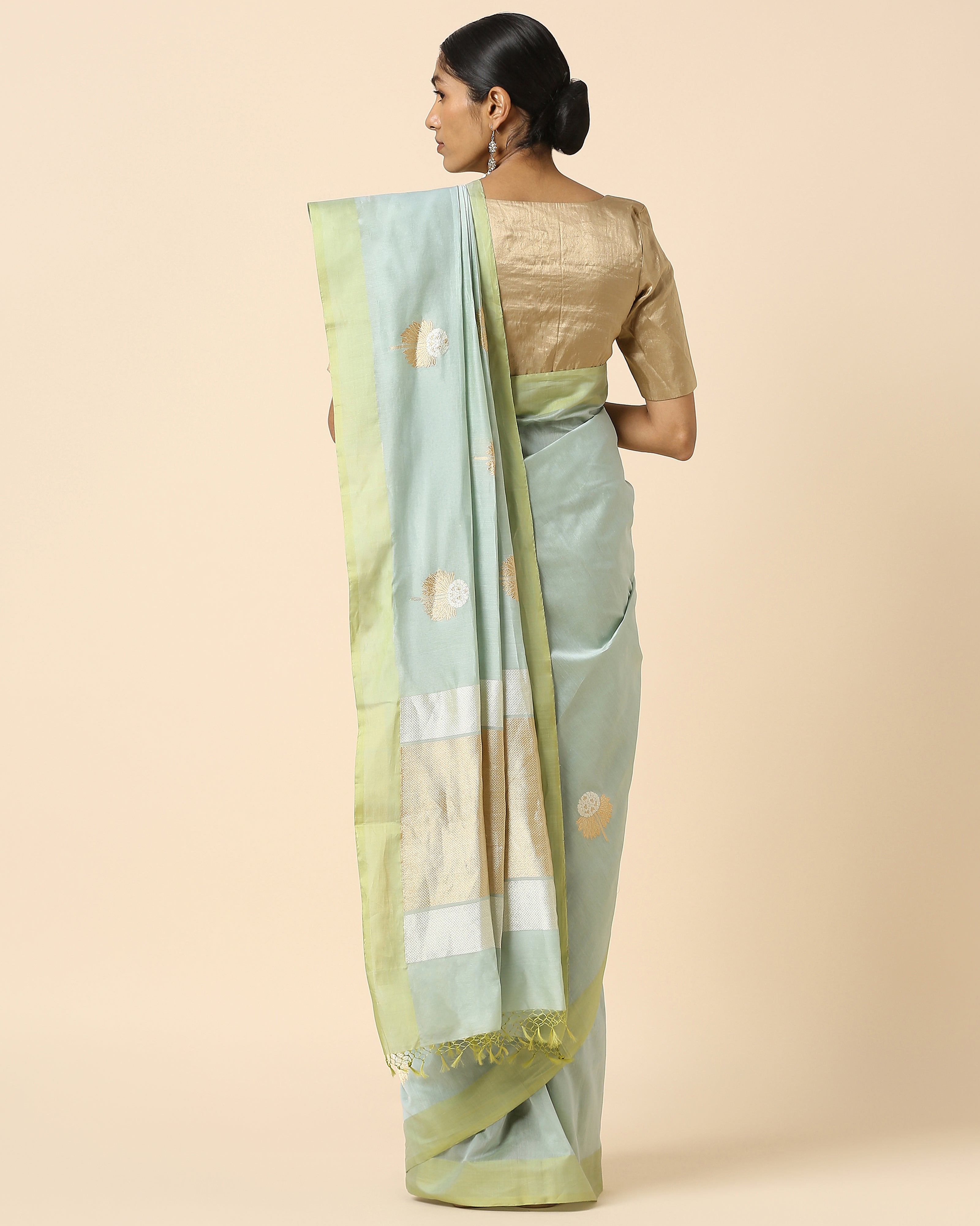 Charvi Banarasi Kadwa Silk Cotton Saree