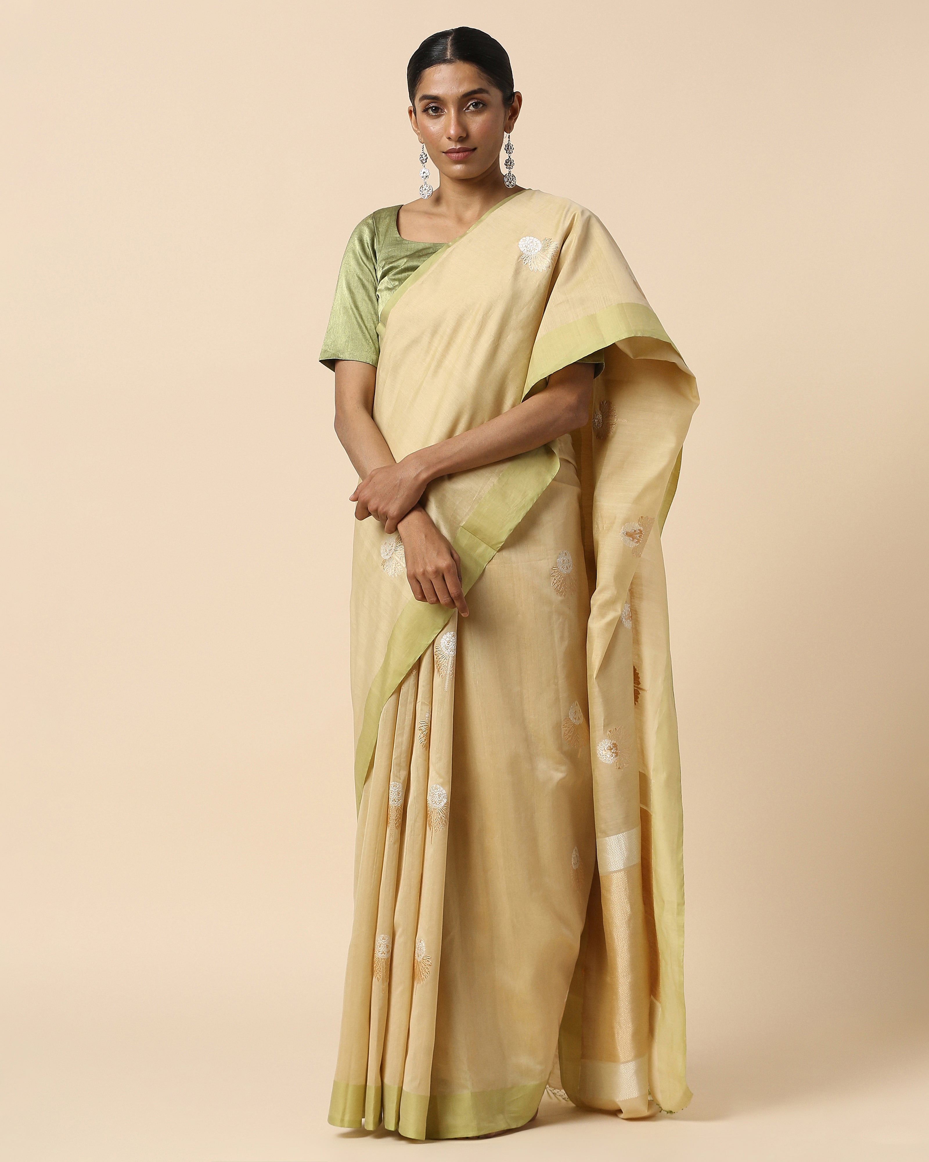 Charvi Banarasi Kadwa Silk Cotton Saree