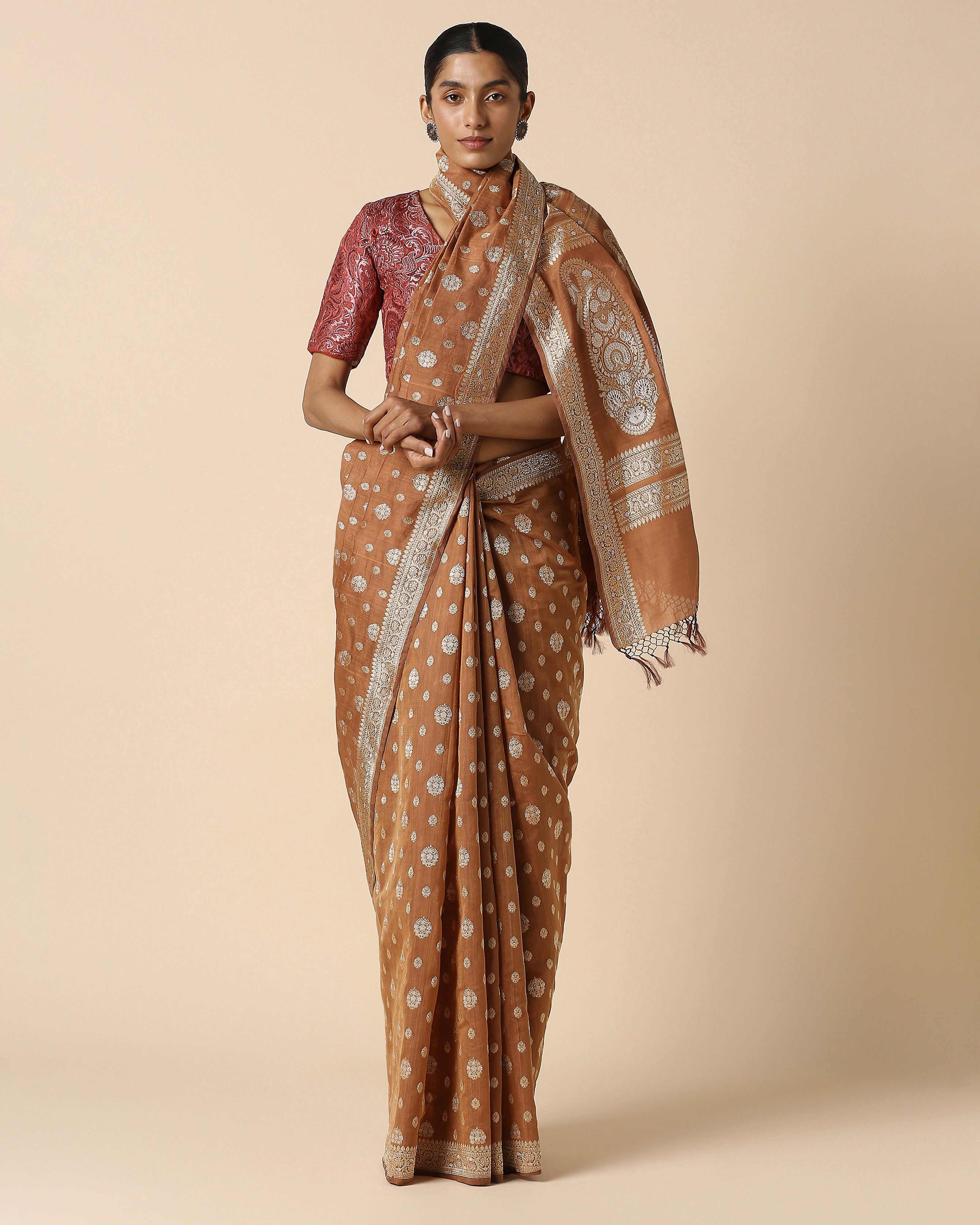 Kiya Banarasi Kadwa Silk Cotton Saree