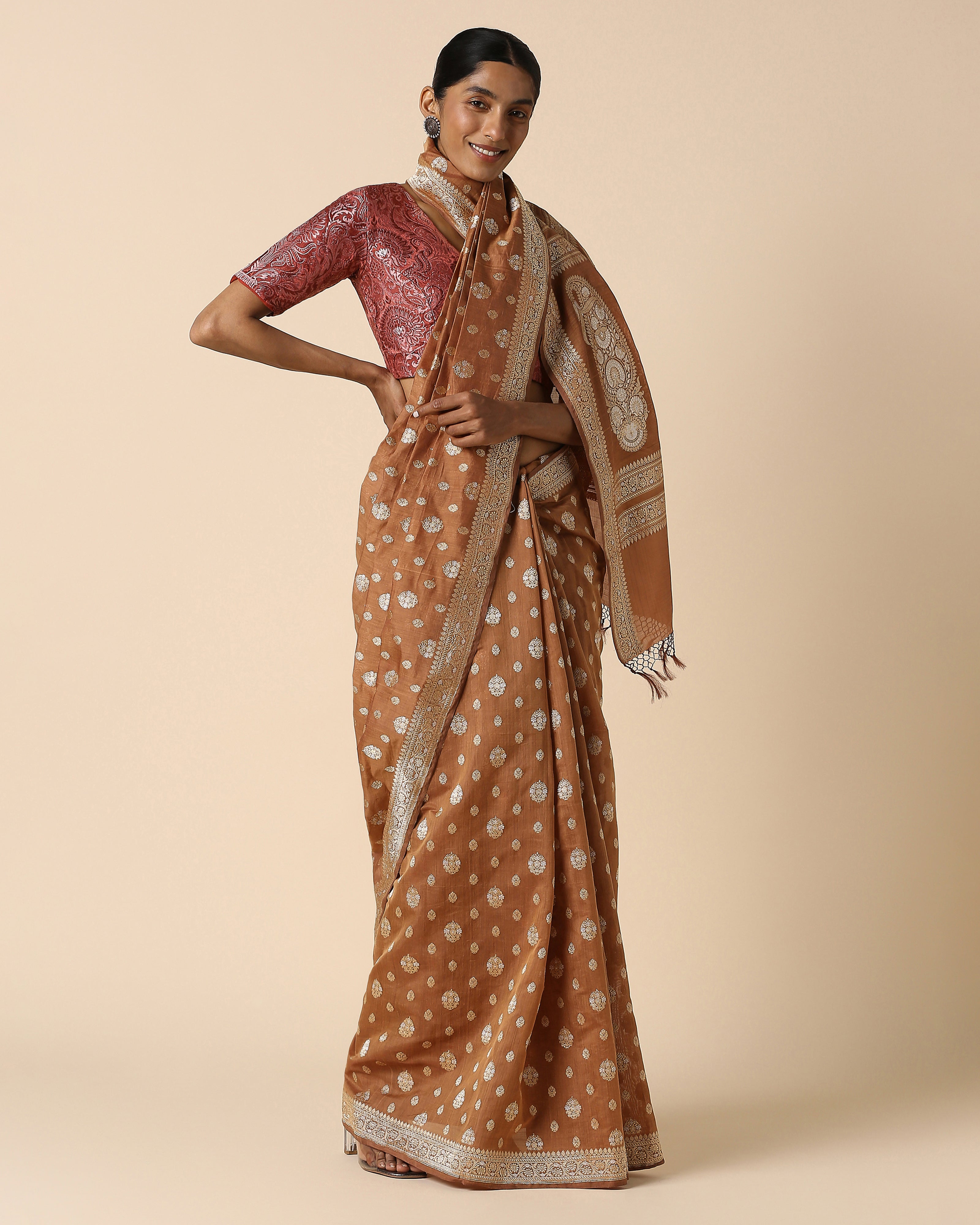 Kiya Banarasi Kadwa Silk Cotton Saree
