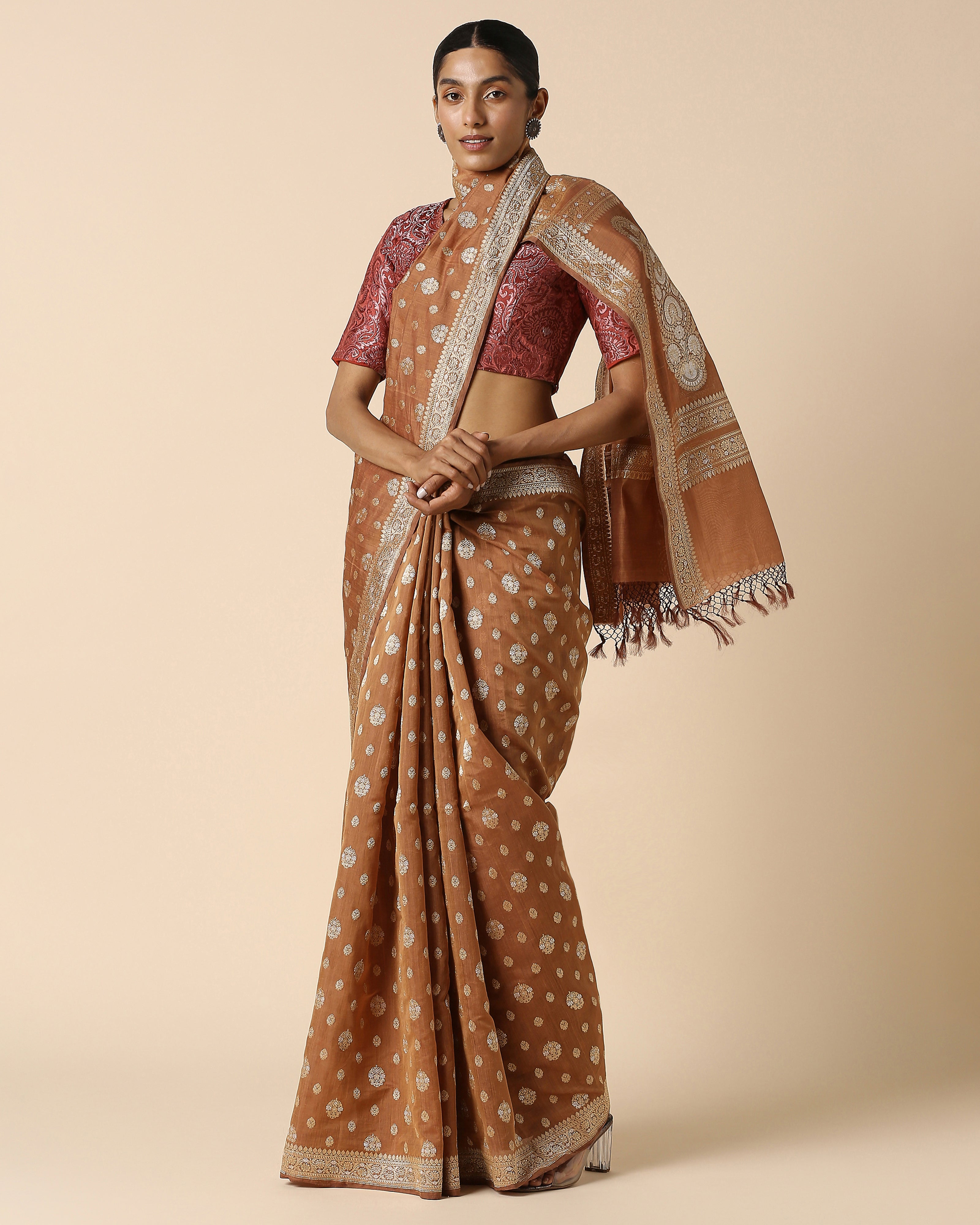 Kiya Banarasi Kadwa Silk Cotton Saree