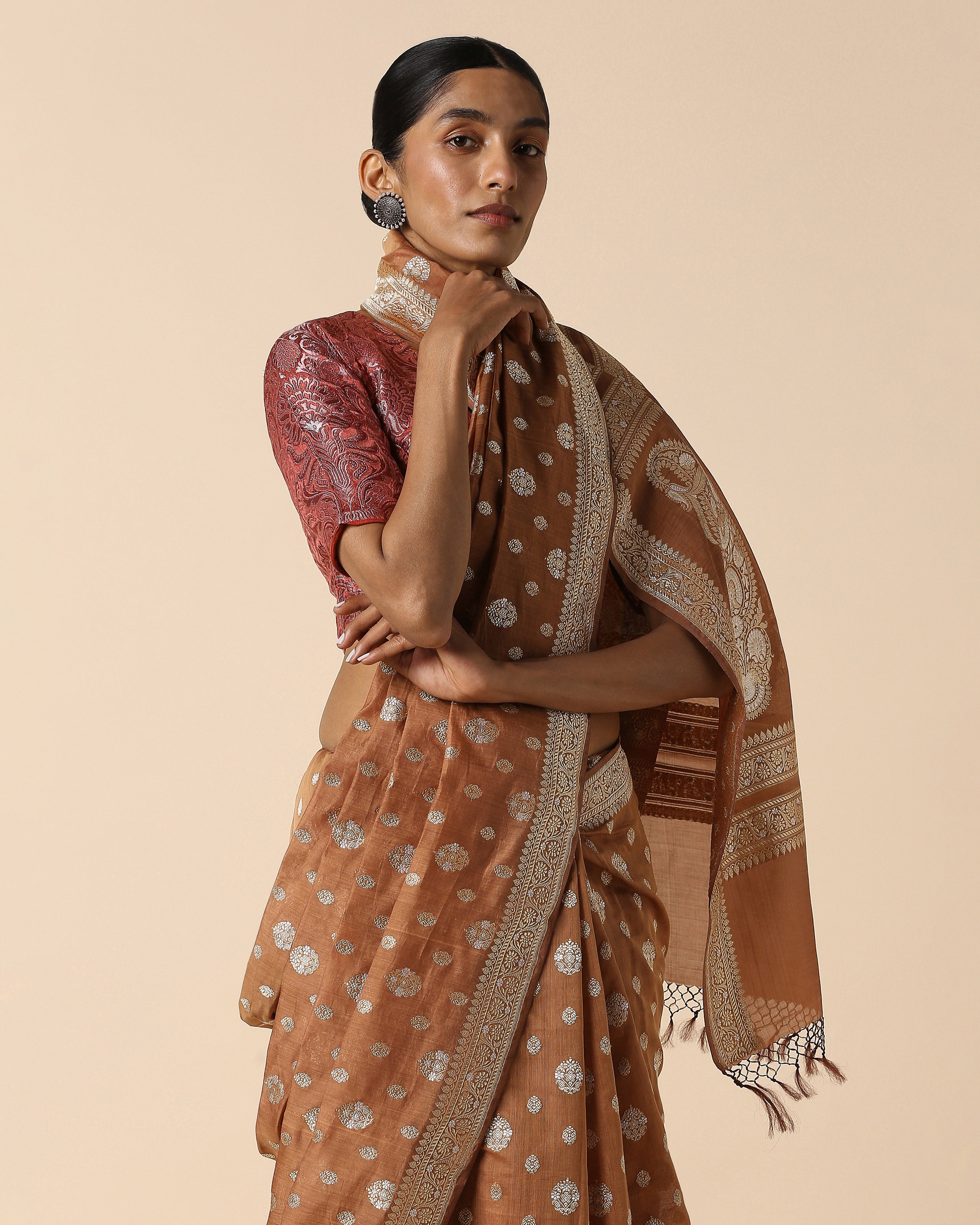 Kiya Banarasi Kadwa Silk Cotton Saree