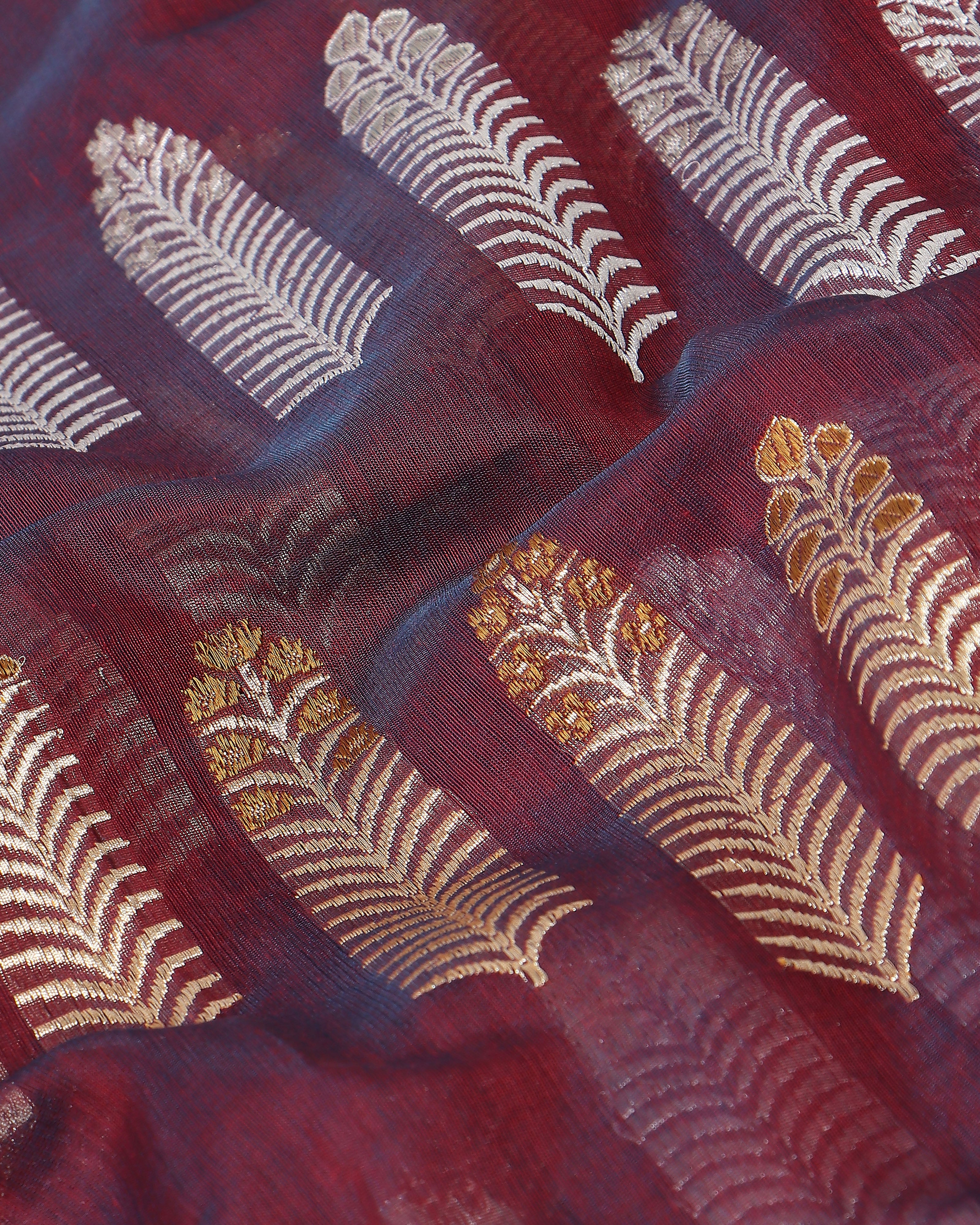 Revati Banarasi Kadwa Silk Cotton Saree