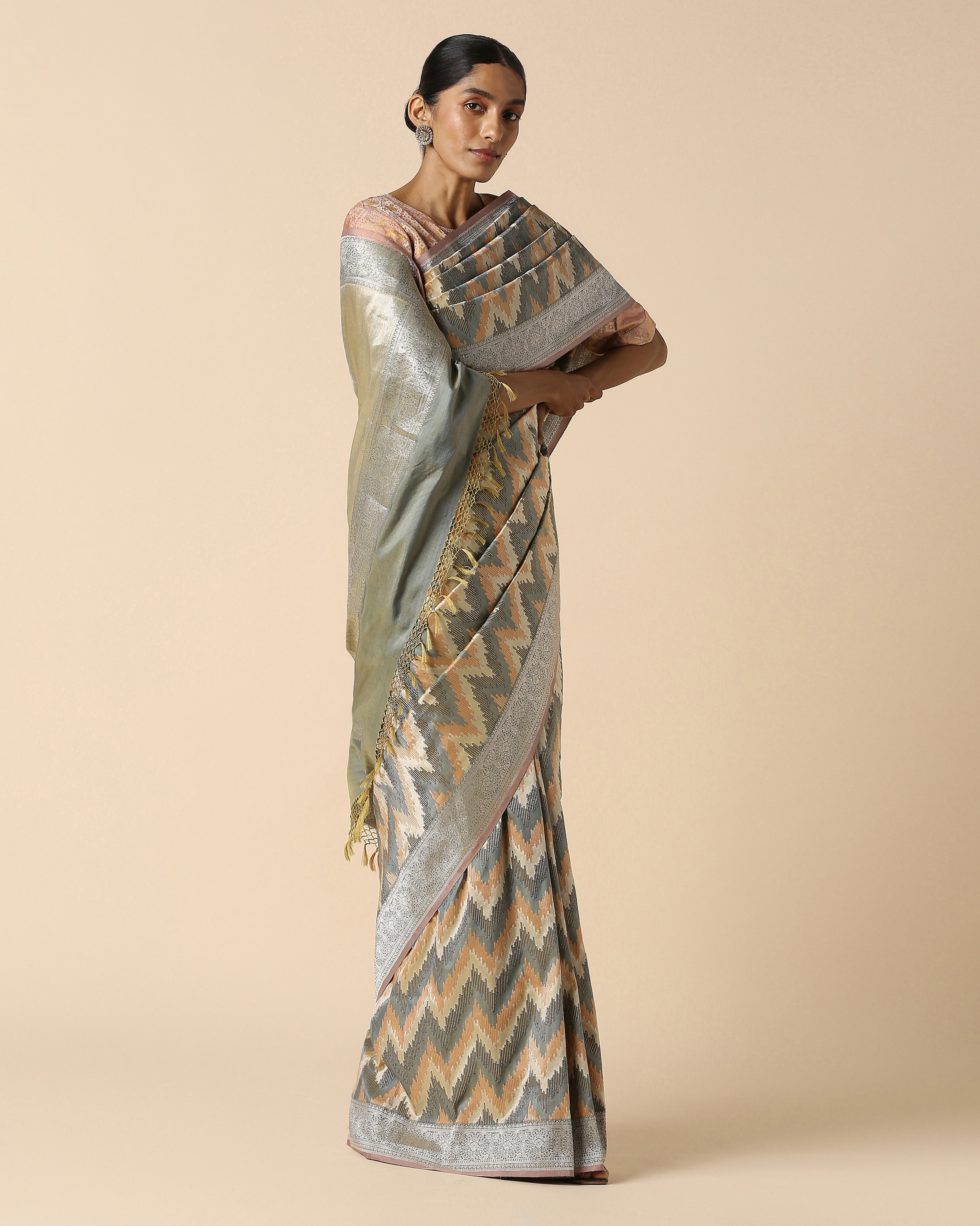 Shilp Banarasi Rangkaat Silk Saree