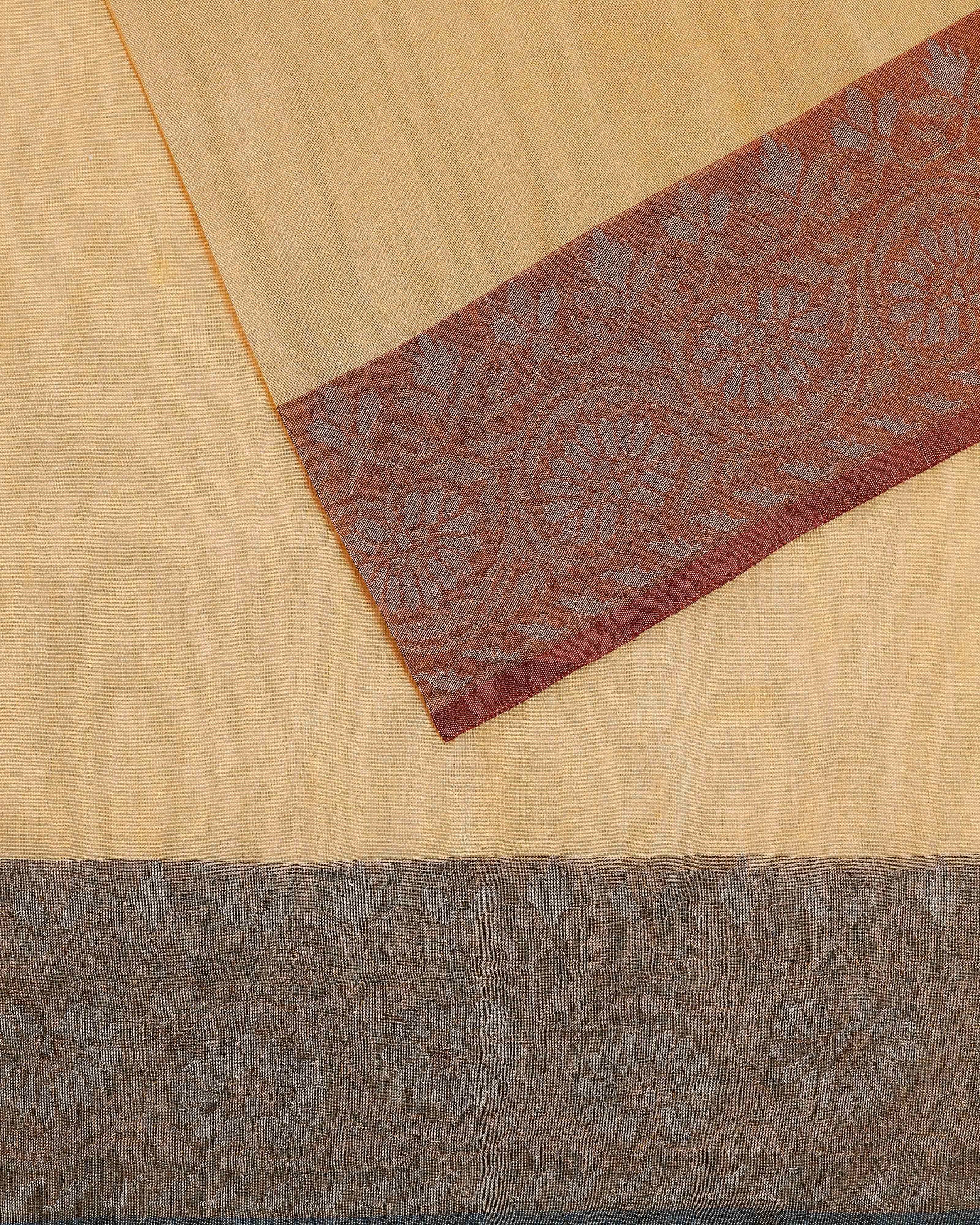 Mahi Banarasi Jamdani Cotton Saree