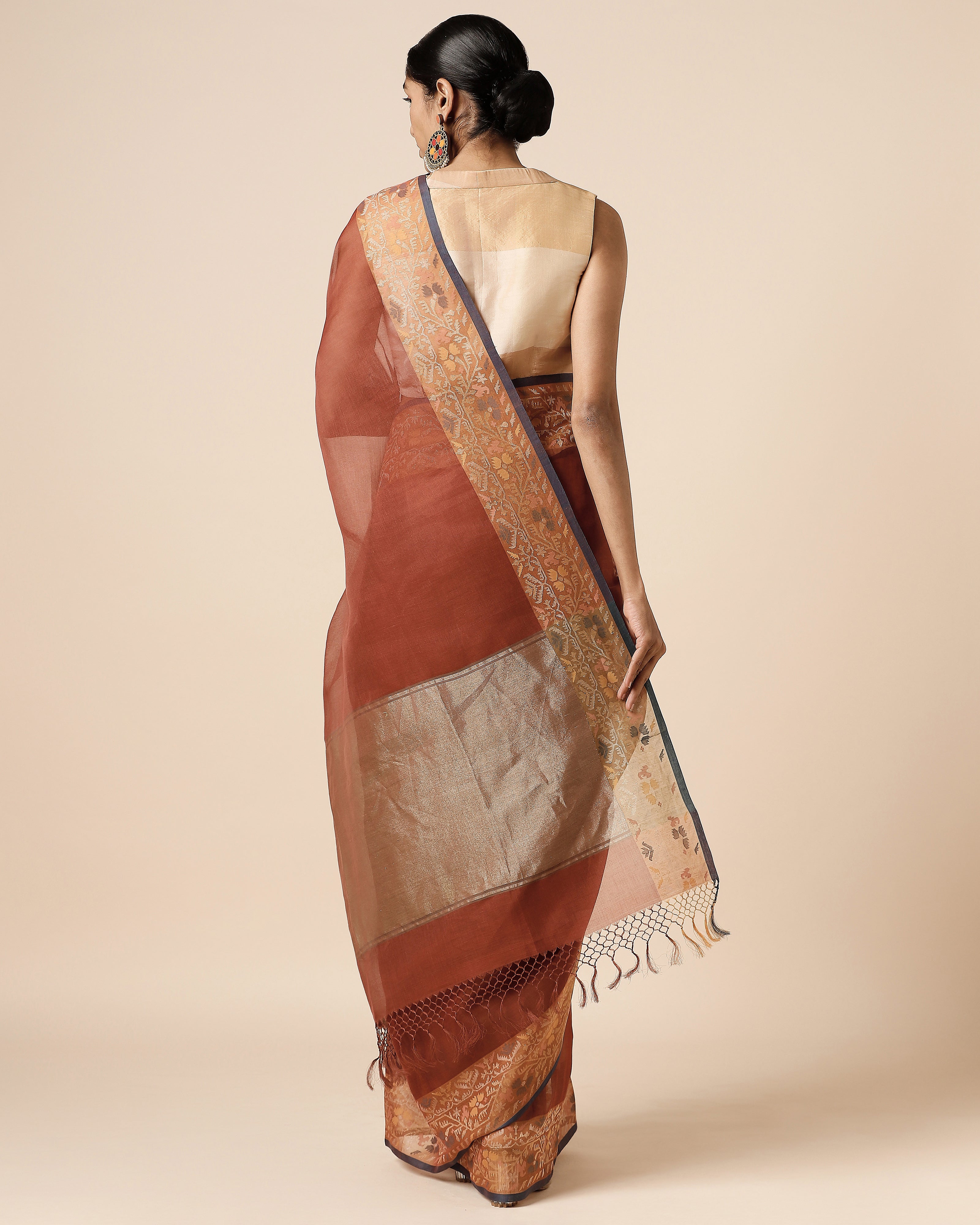 Keila Banarasi Jamdani Cotton Saree