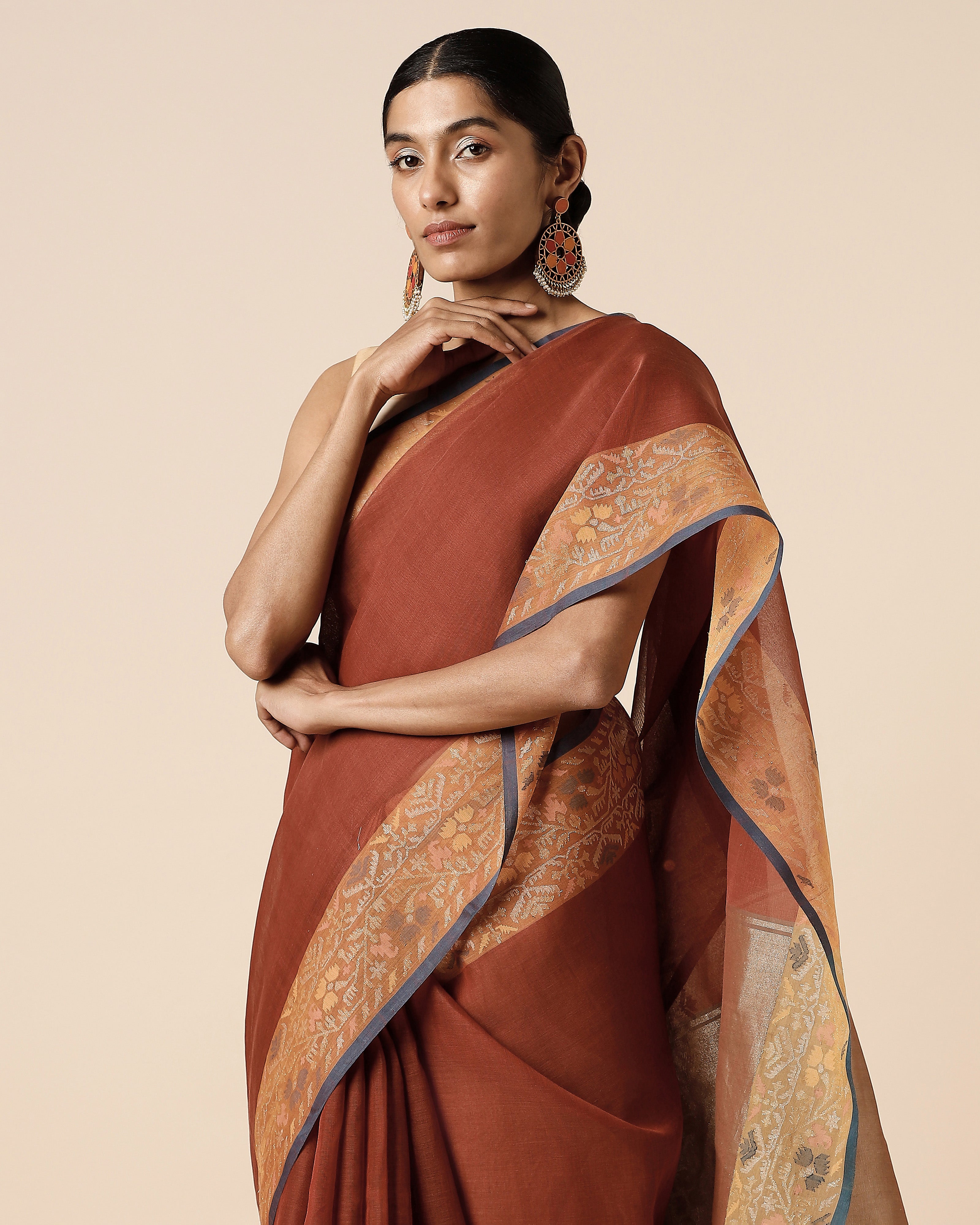 Keila Banarasi Jamdani Cotton Saree