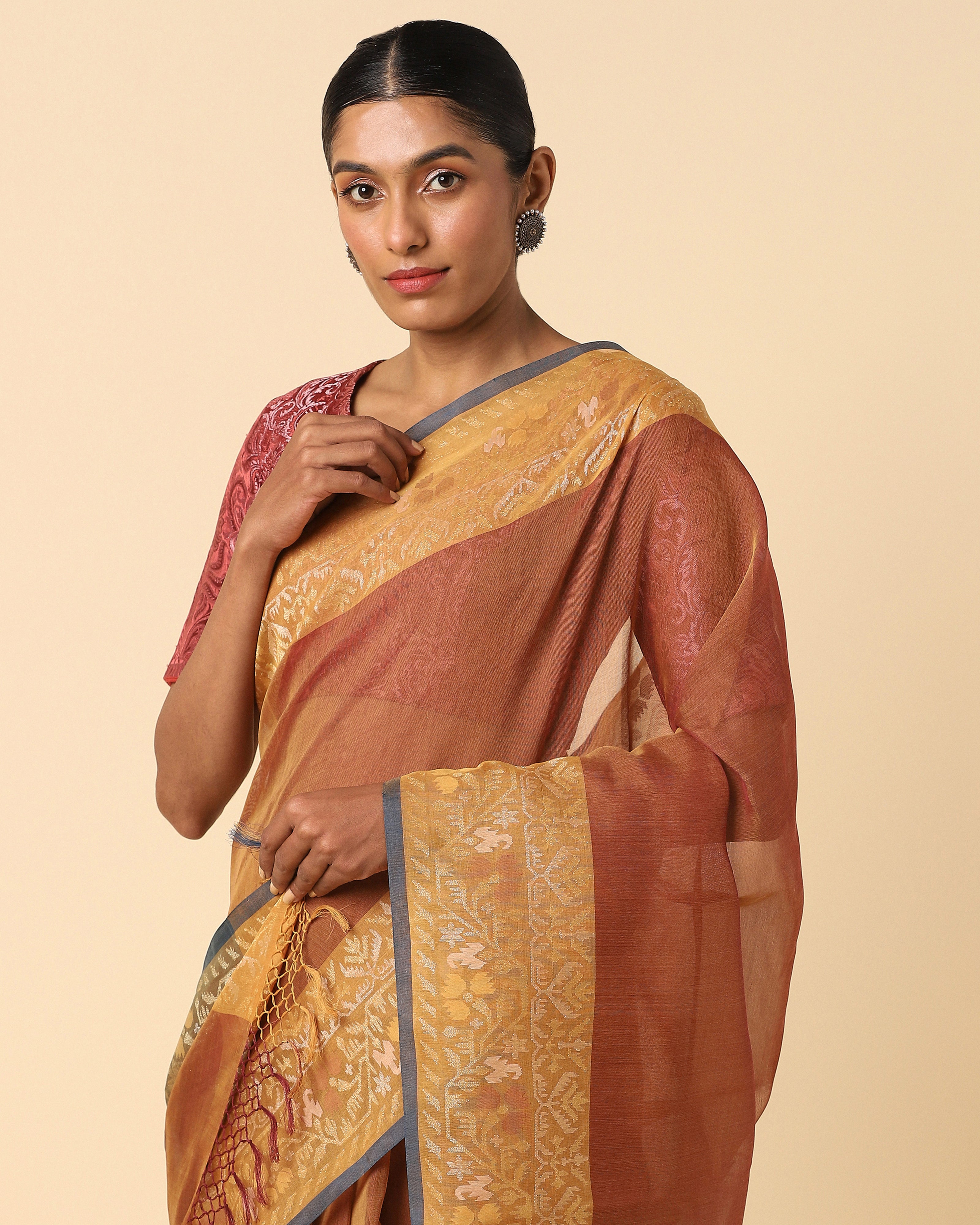Keila Banarasi Jamdani Cotton Saree