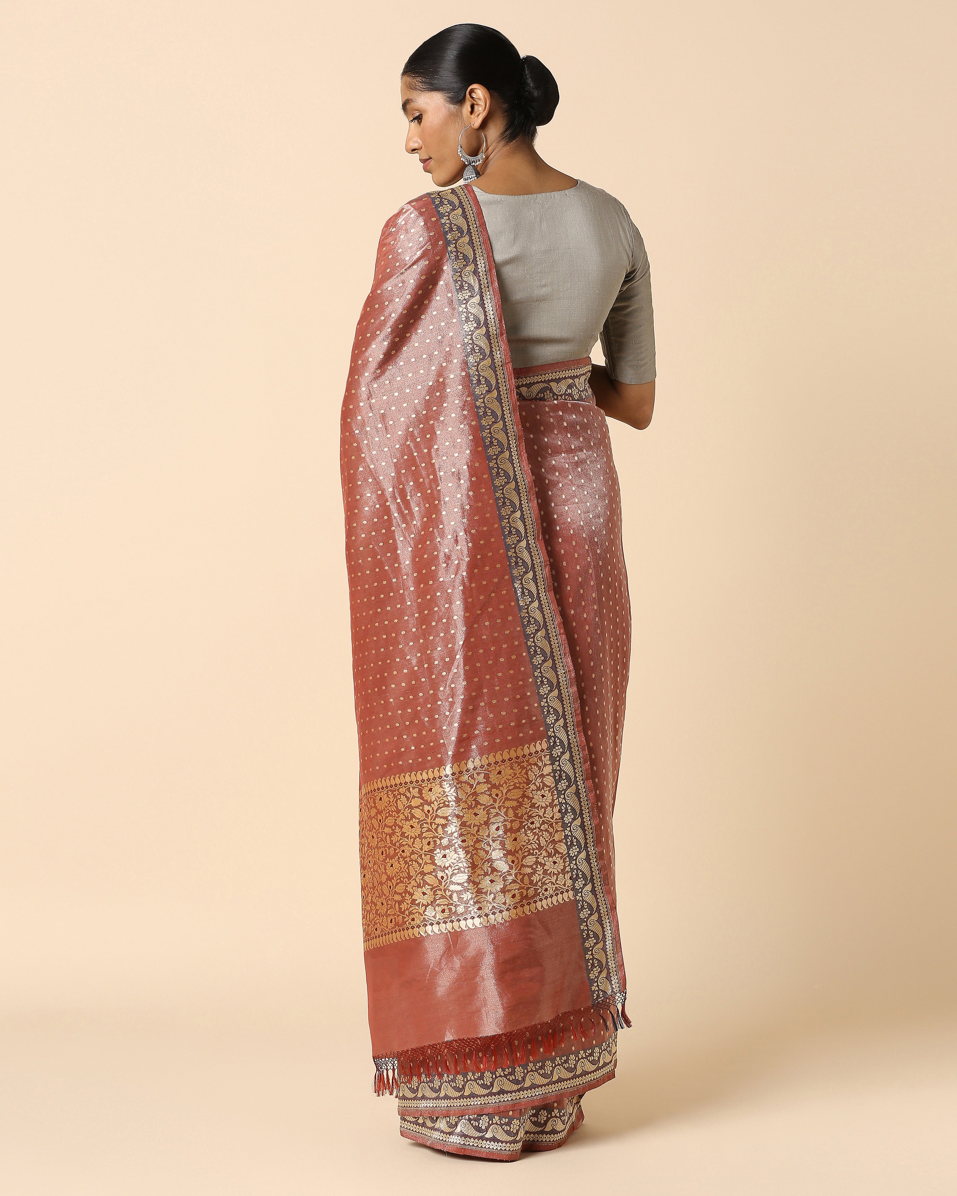 Gaman Banarasi Cutwork Silk Saree