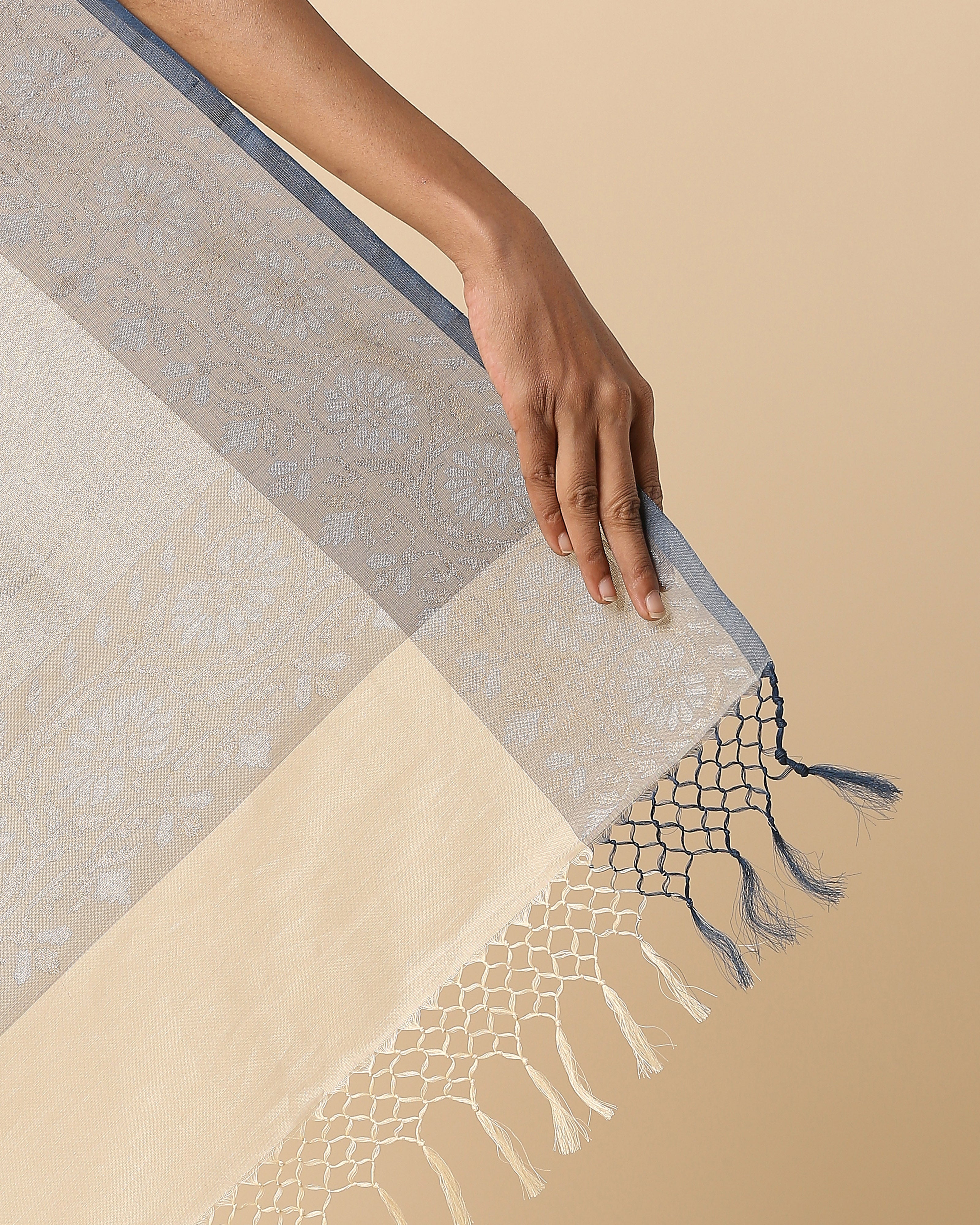 Mahi Banarasi Jamdani Cotton Saree