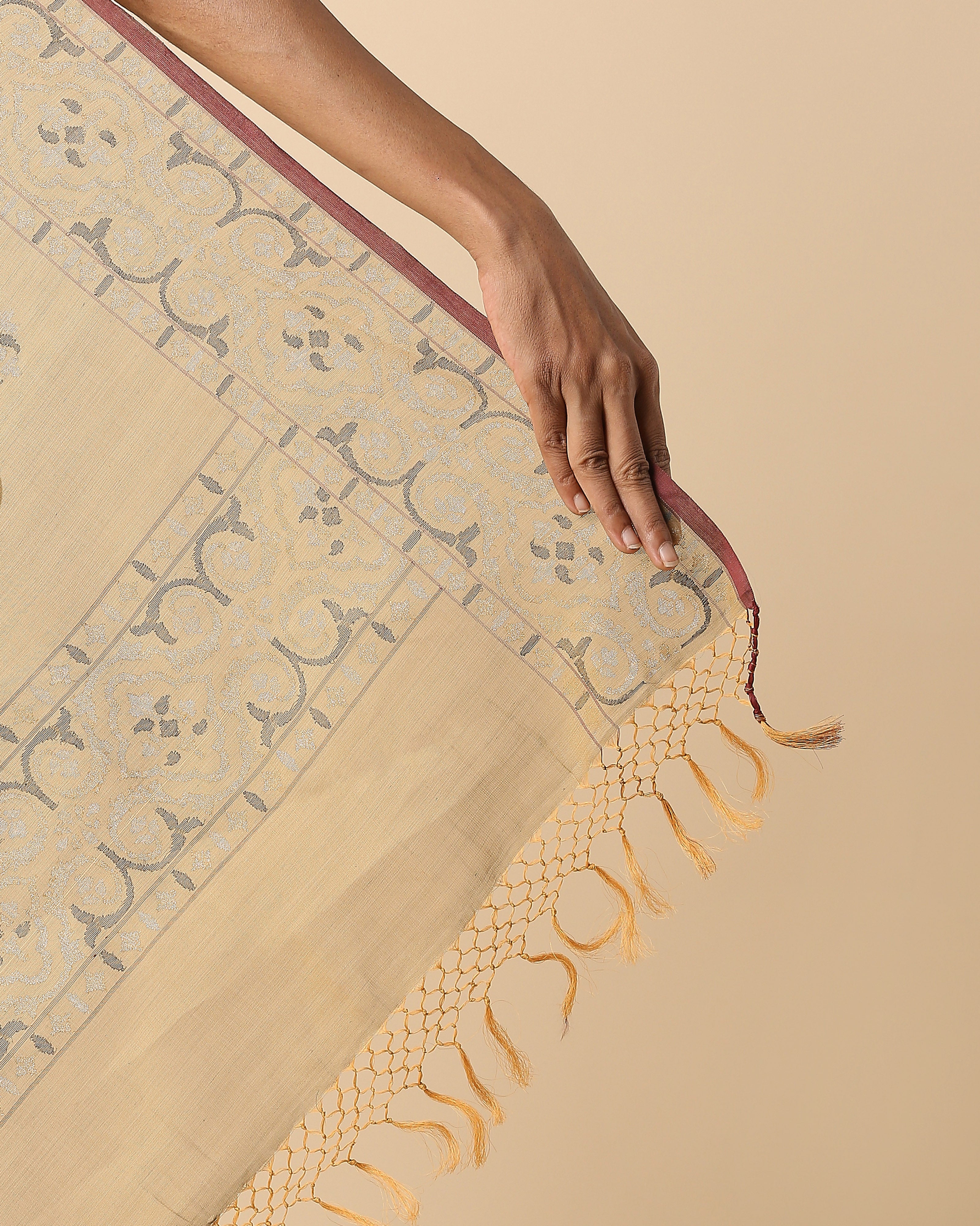 Lahna Banarasi Jamdani Cotton Saree