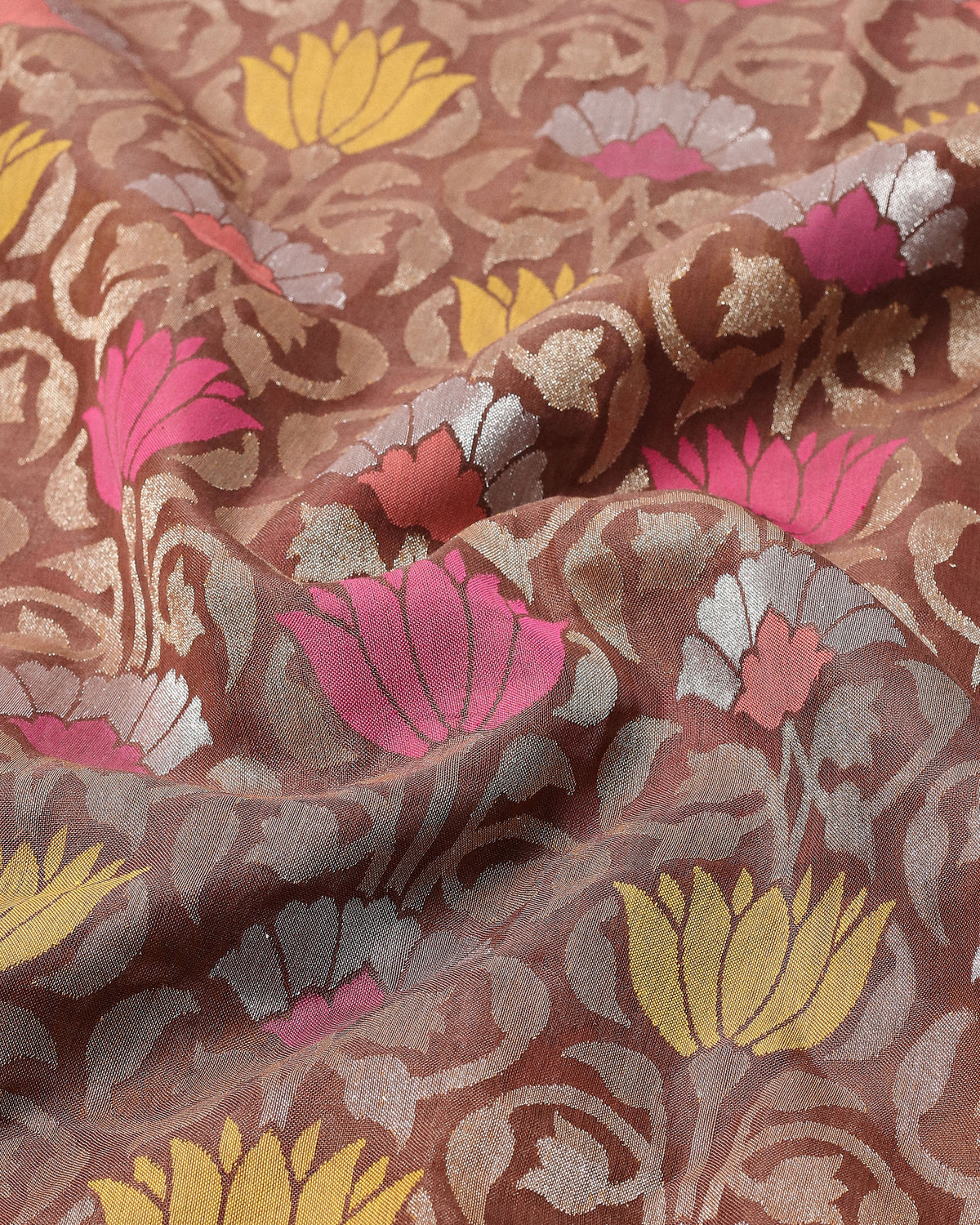 Noor Banarasi Jamdani Silk Cotton Saree