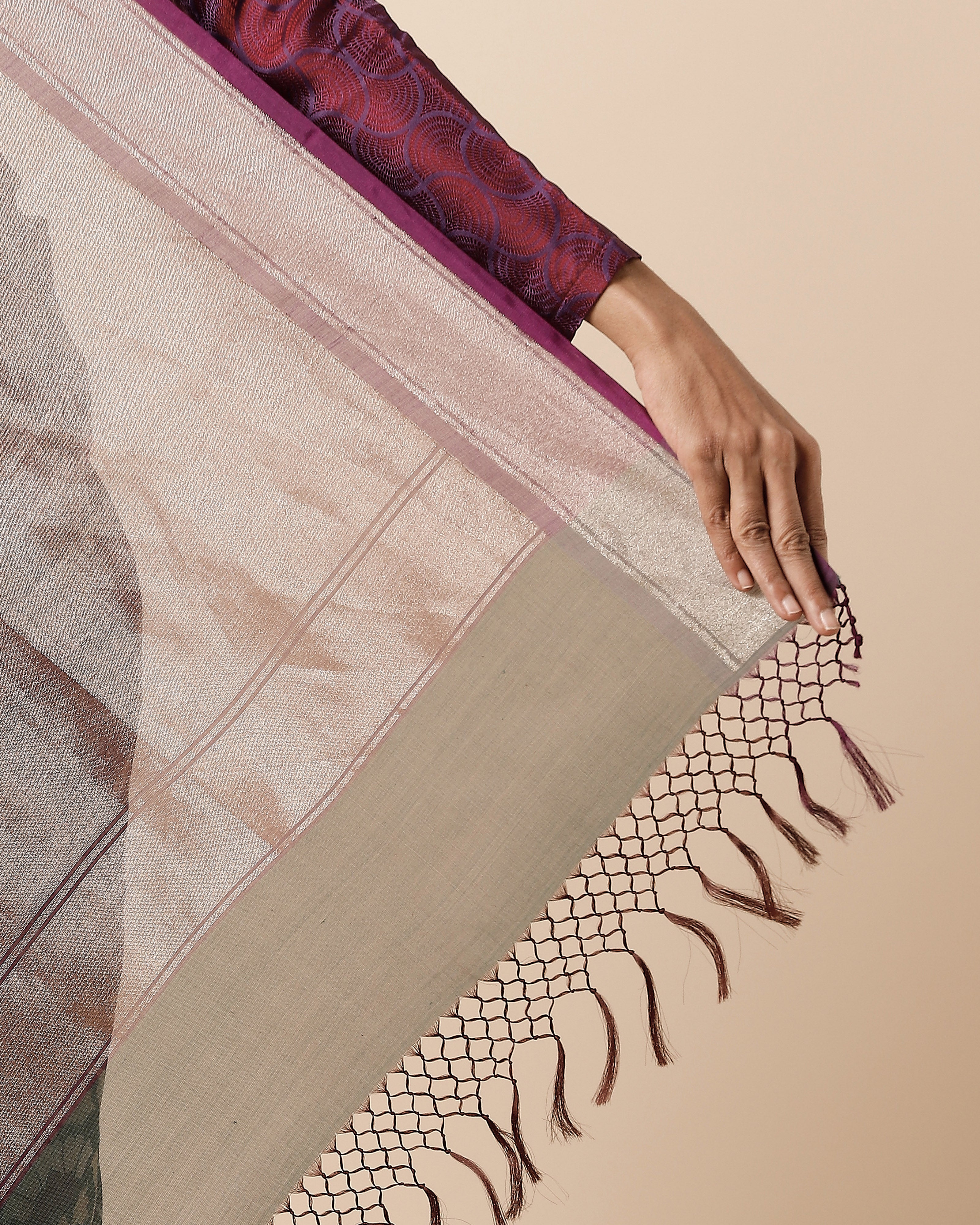 Noor Banarasi Jamdani Silk Cotton Saree