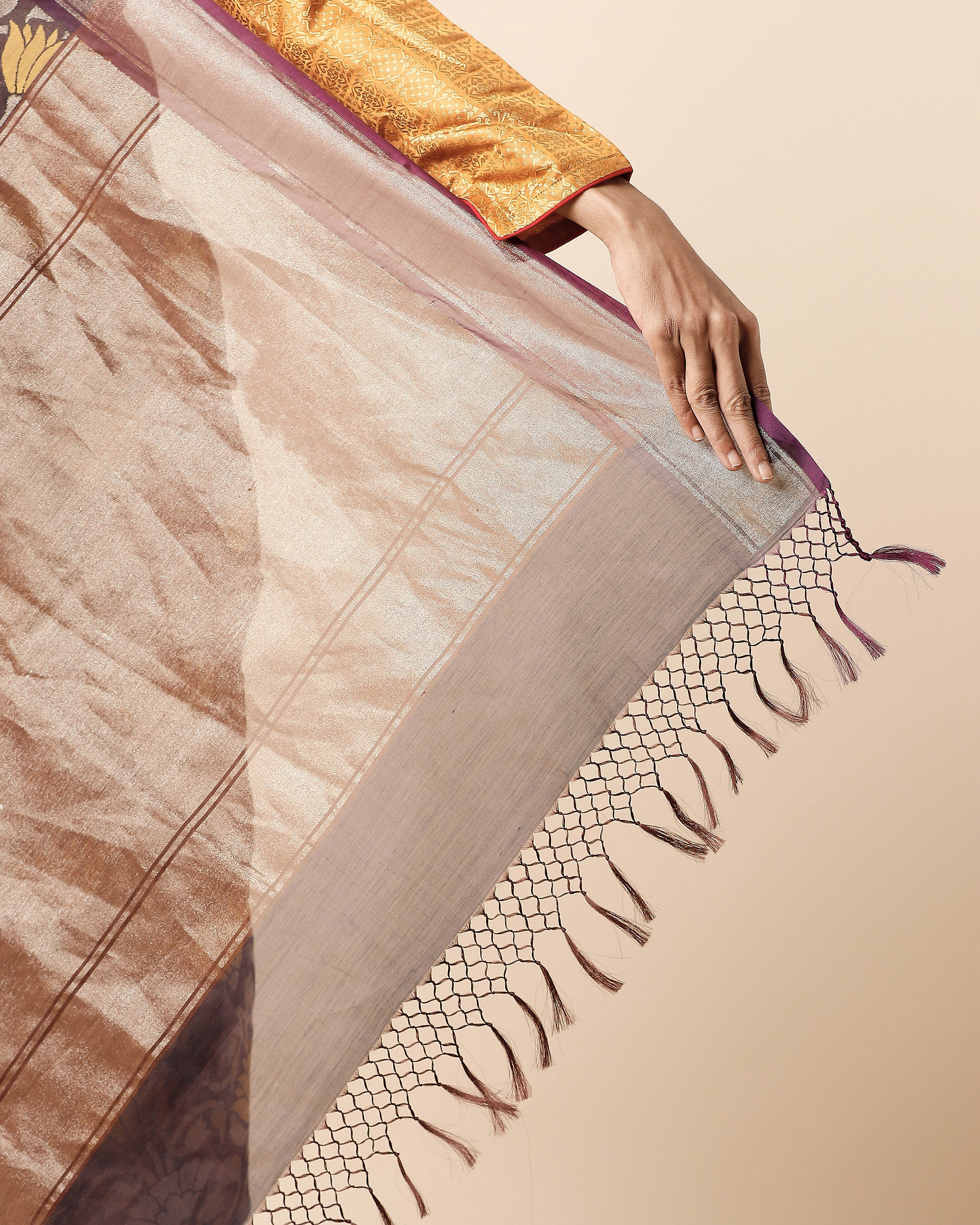 Noor Banarasi Jamdani Silk Cotton Saree