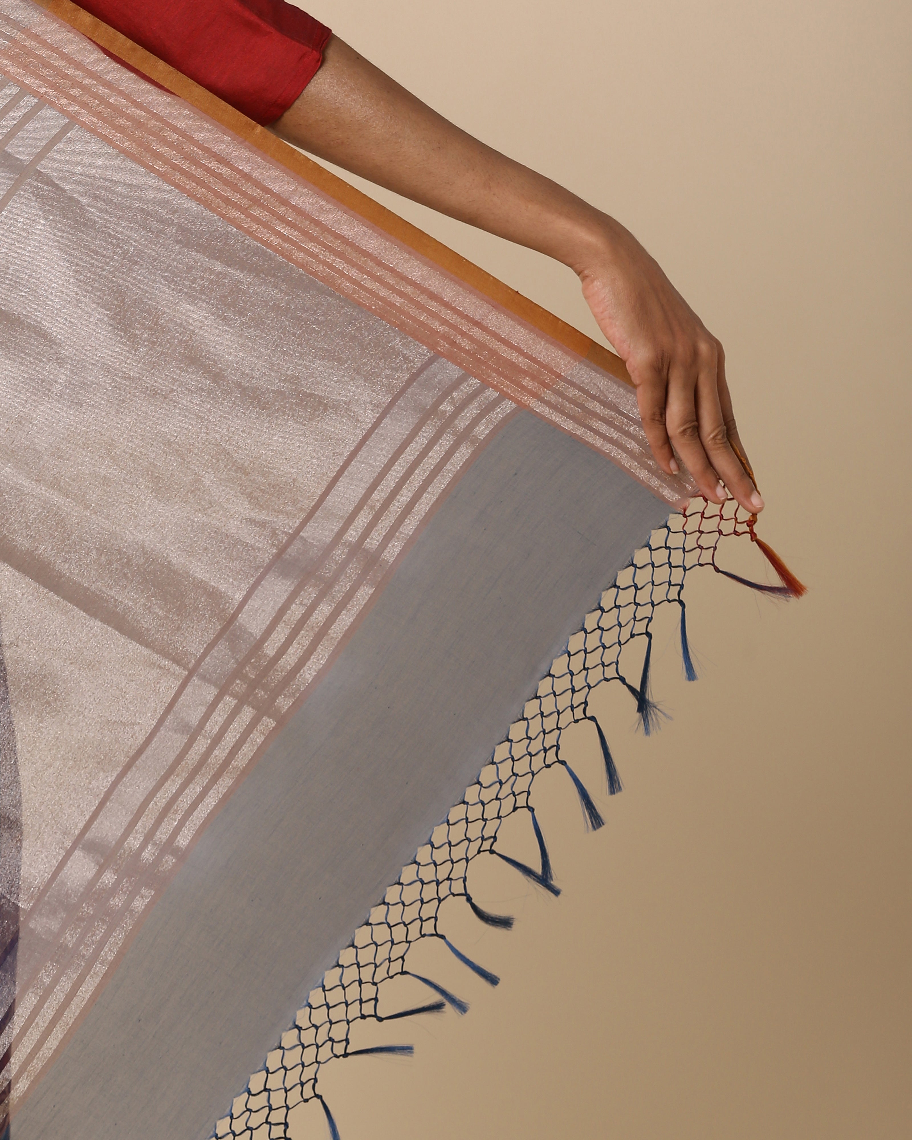 Hester Banarasi Jamdani Silk Cotton Saree