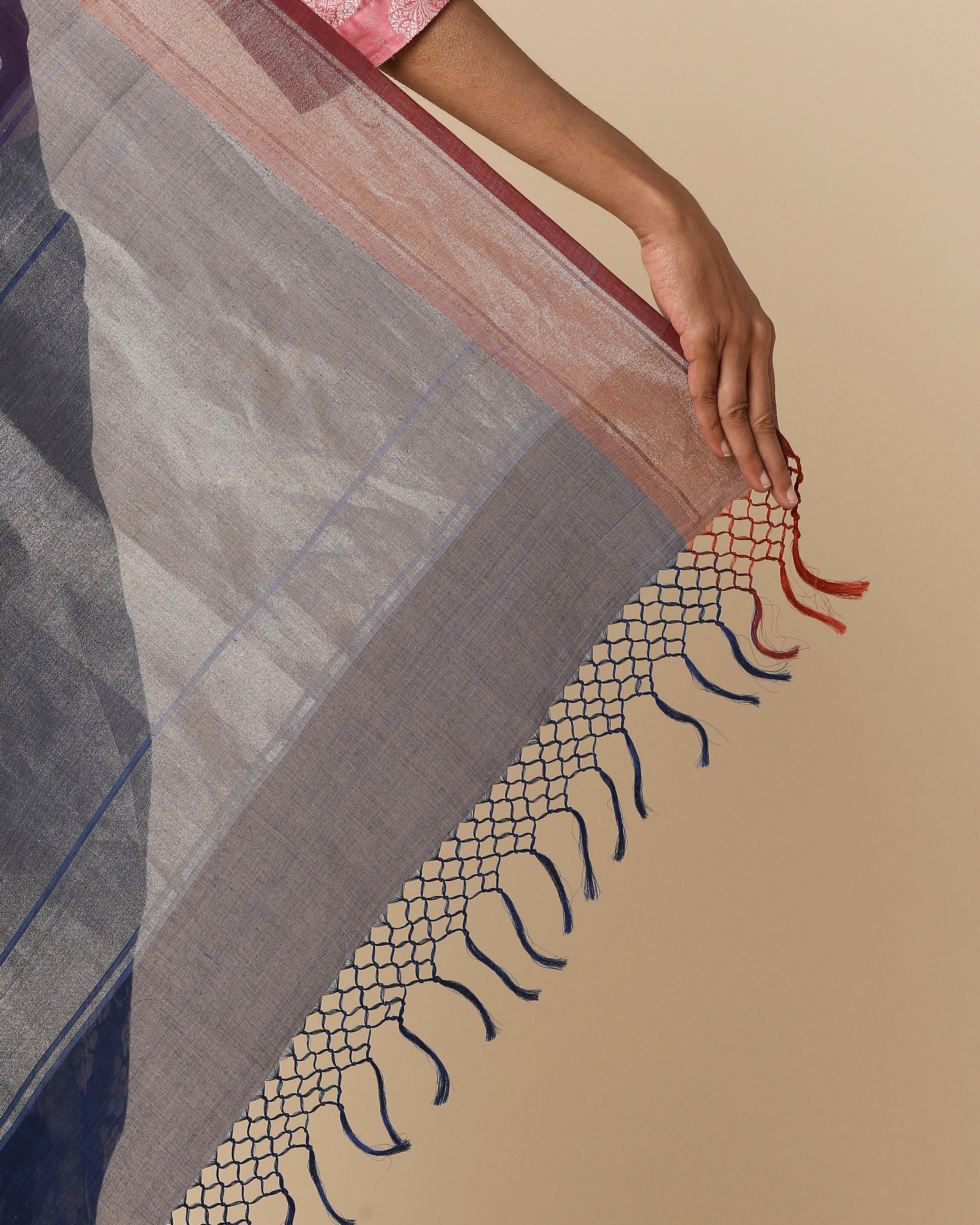 Adrin Banarasi Jamdani Cotton Saree
