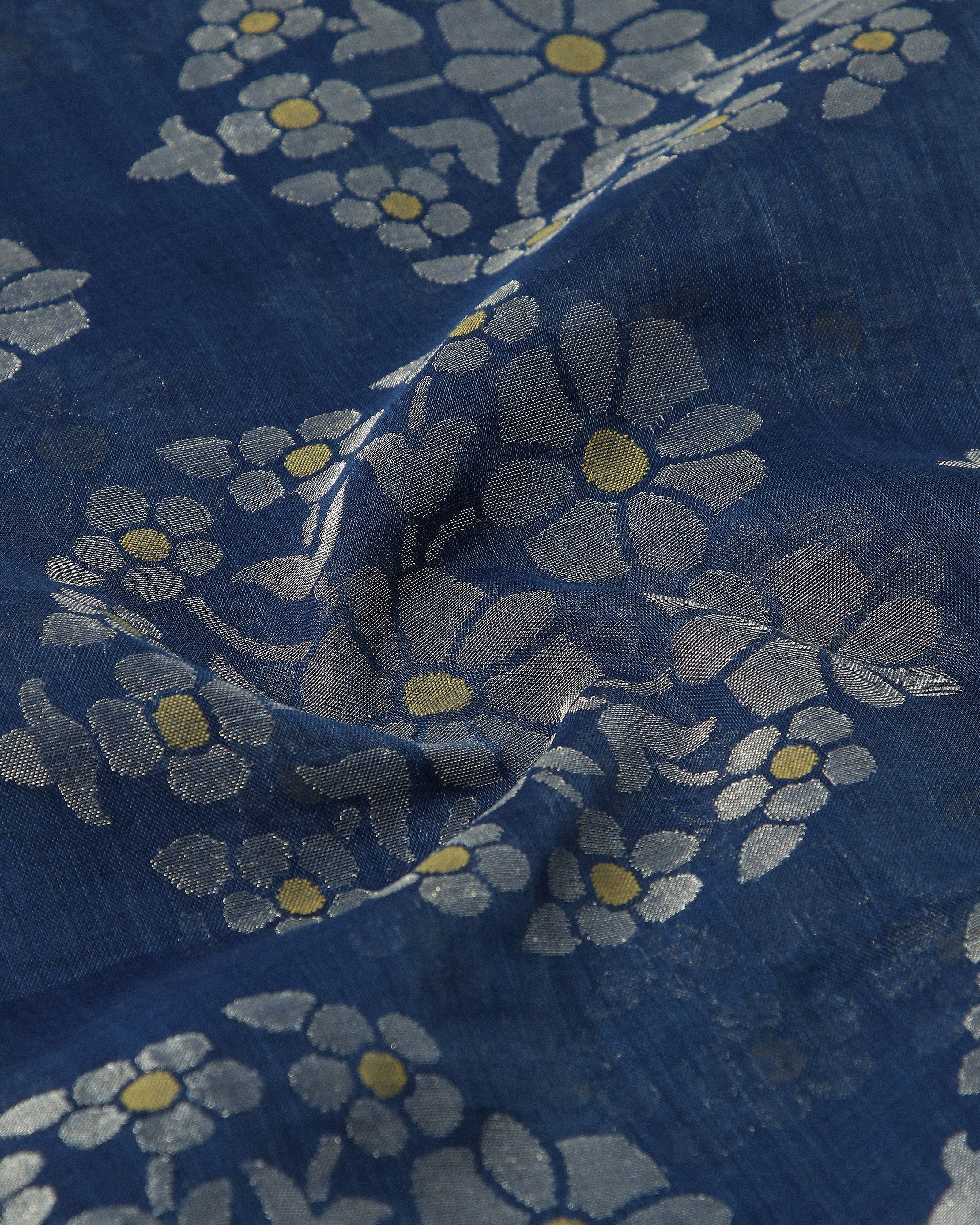 Adrin Banarasi Jamdani Cotton Saree