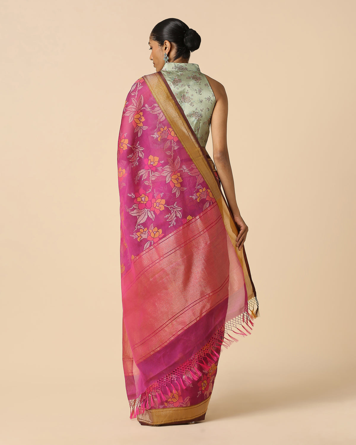 Safia Banarasi Jamdani Silk Cotton Saree