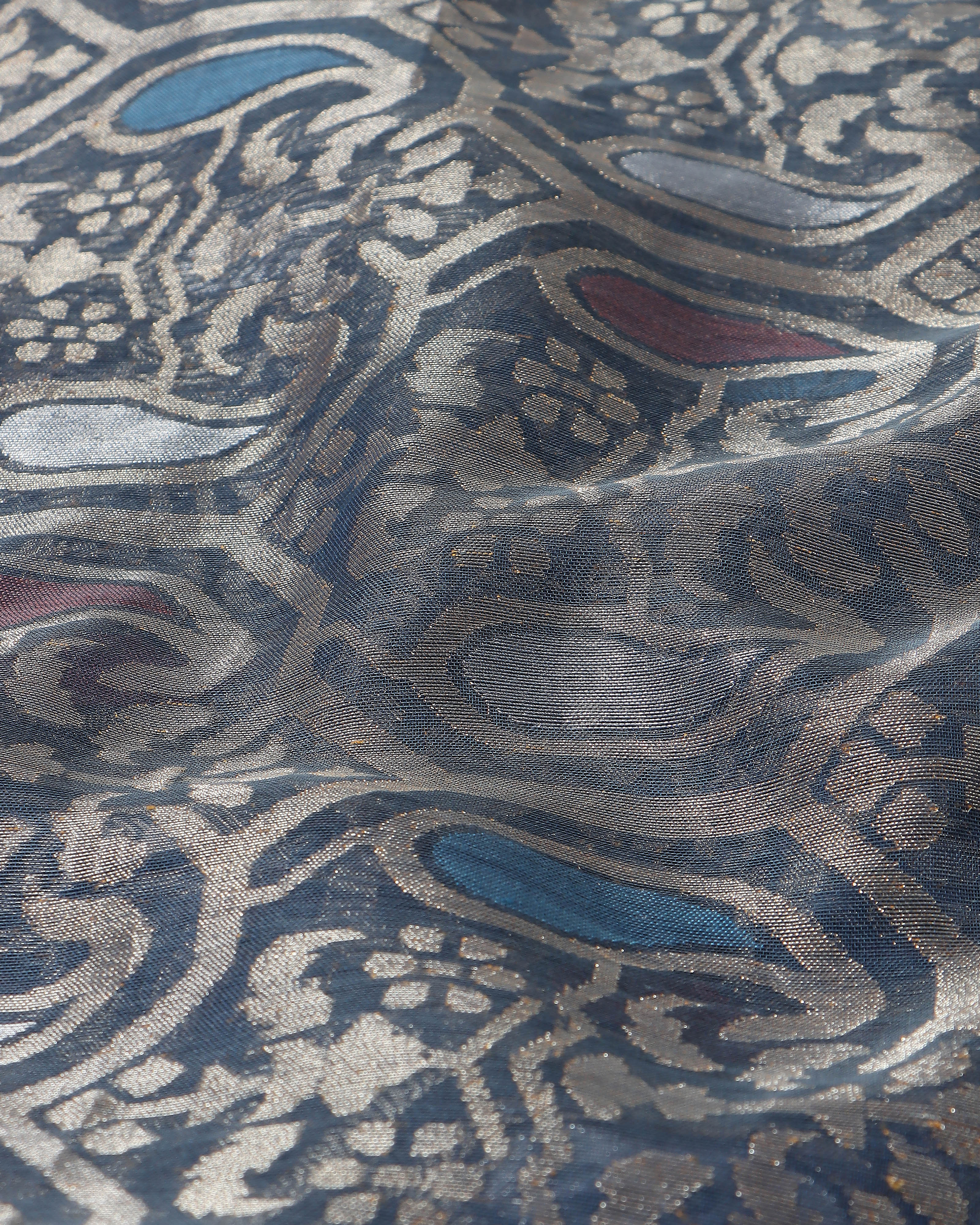 Keyani Banarasi Jamdani Silk Cotton Saree