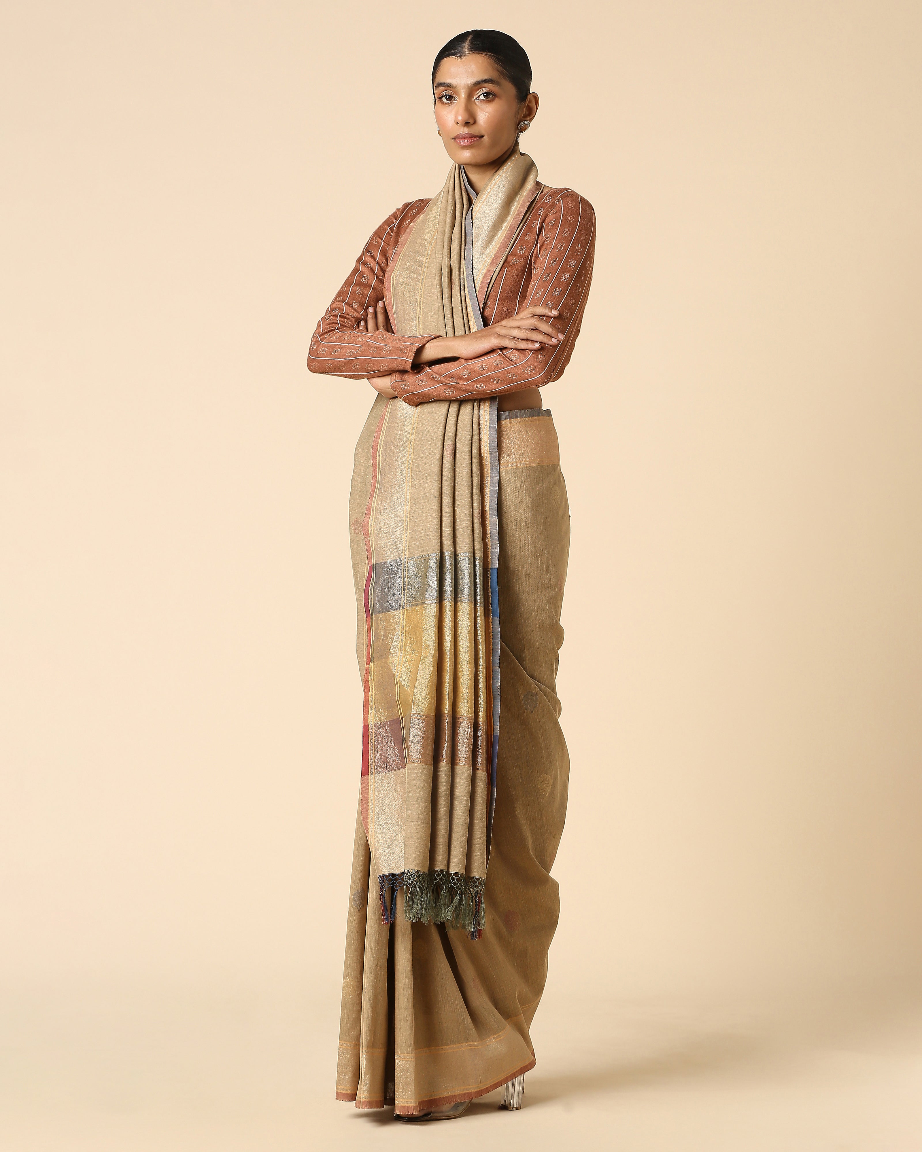 Jaisa Banarasi Kadwa Cotton Saree