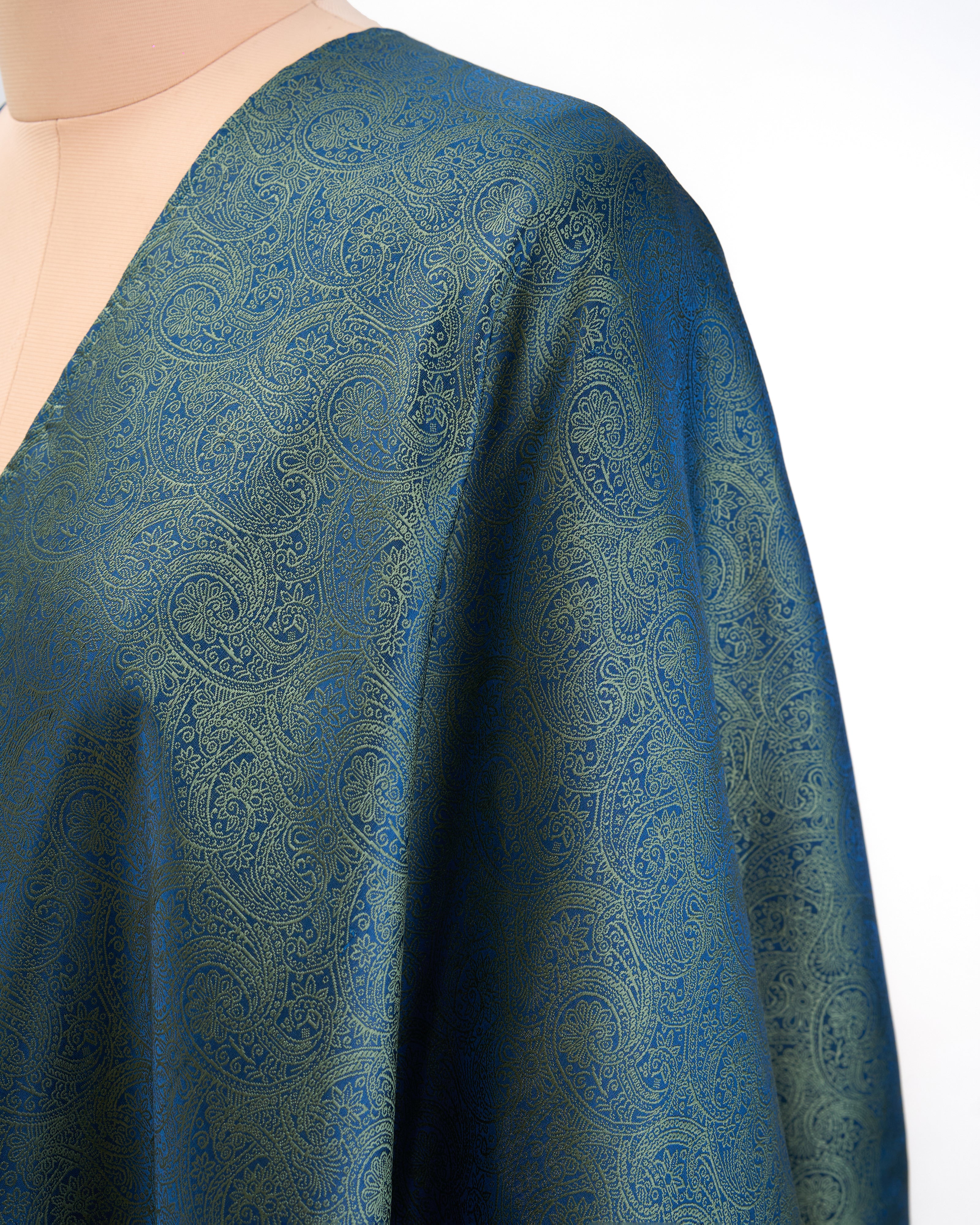 Kaalki Banarasi Tanchoi Silk Suit Fabric