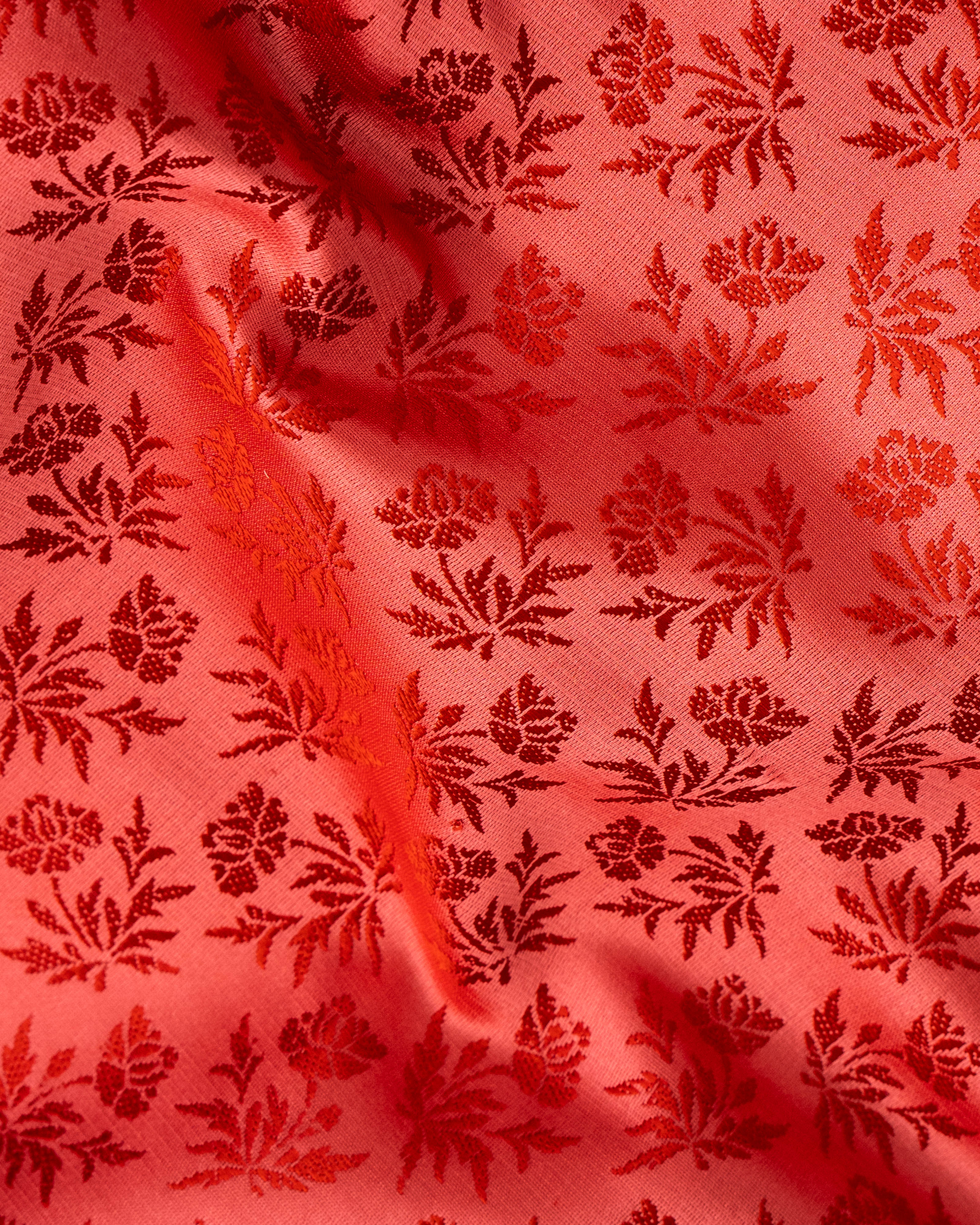 Runi Banarasi Tanchoi Silk Suit Fabric