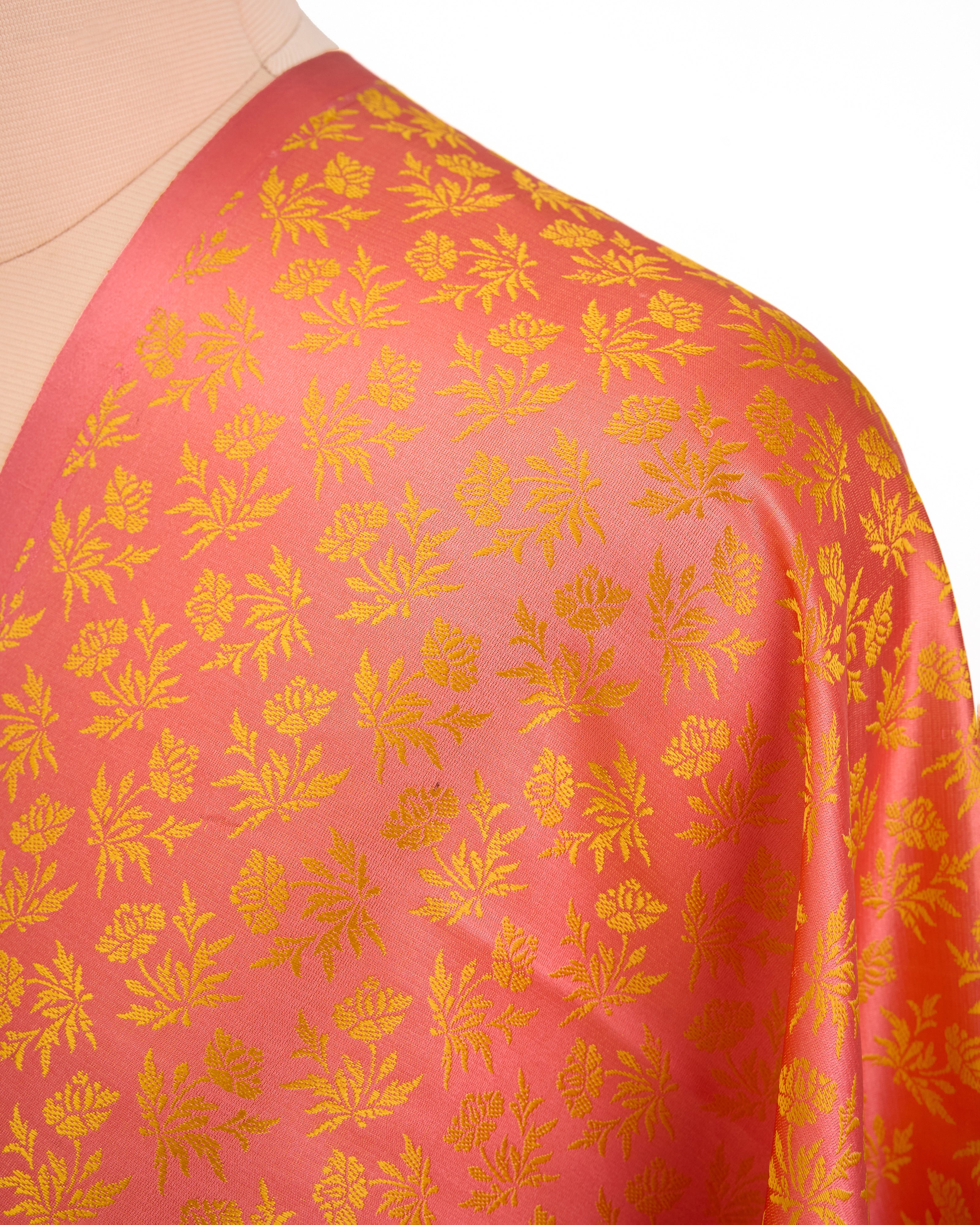 Runi Banarasi Tanchoi Silk Suit Fabric