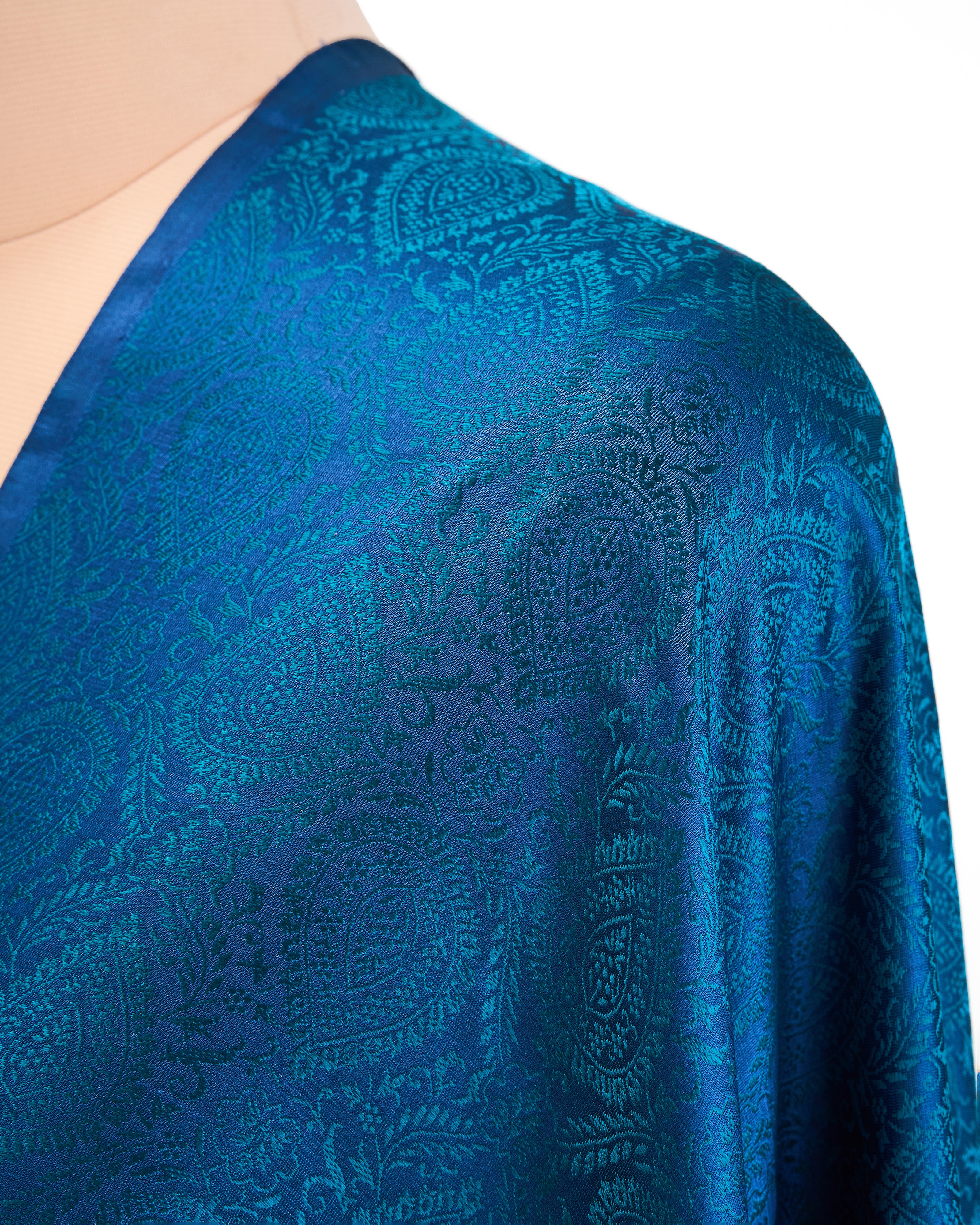 Pabani Banarasi Tanchoi Silk Suit Fabric