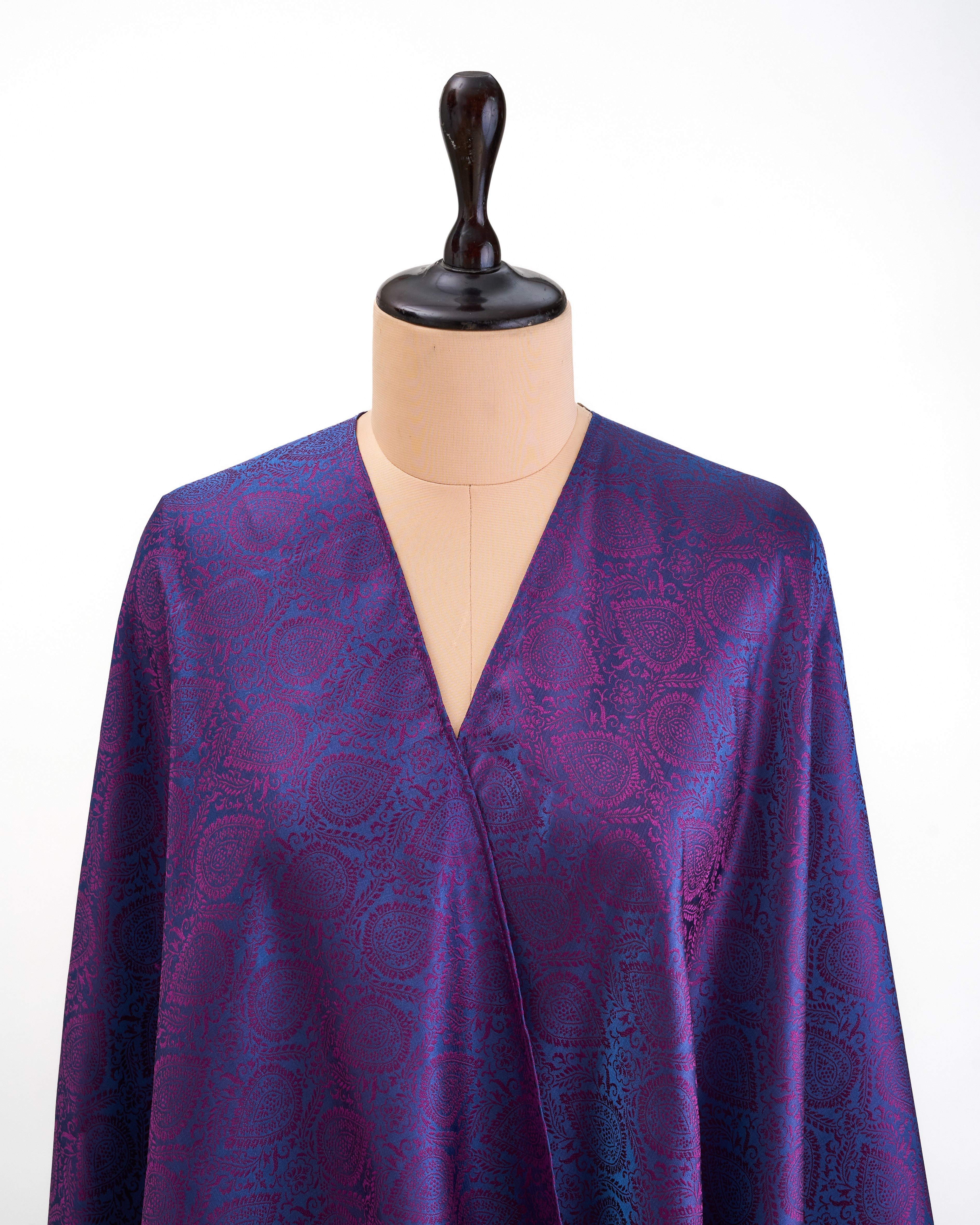 Pabani Banarasi Tanchoi Silk Suit Fabric