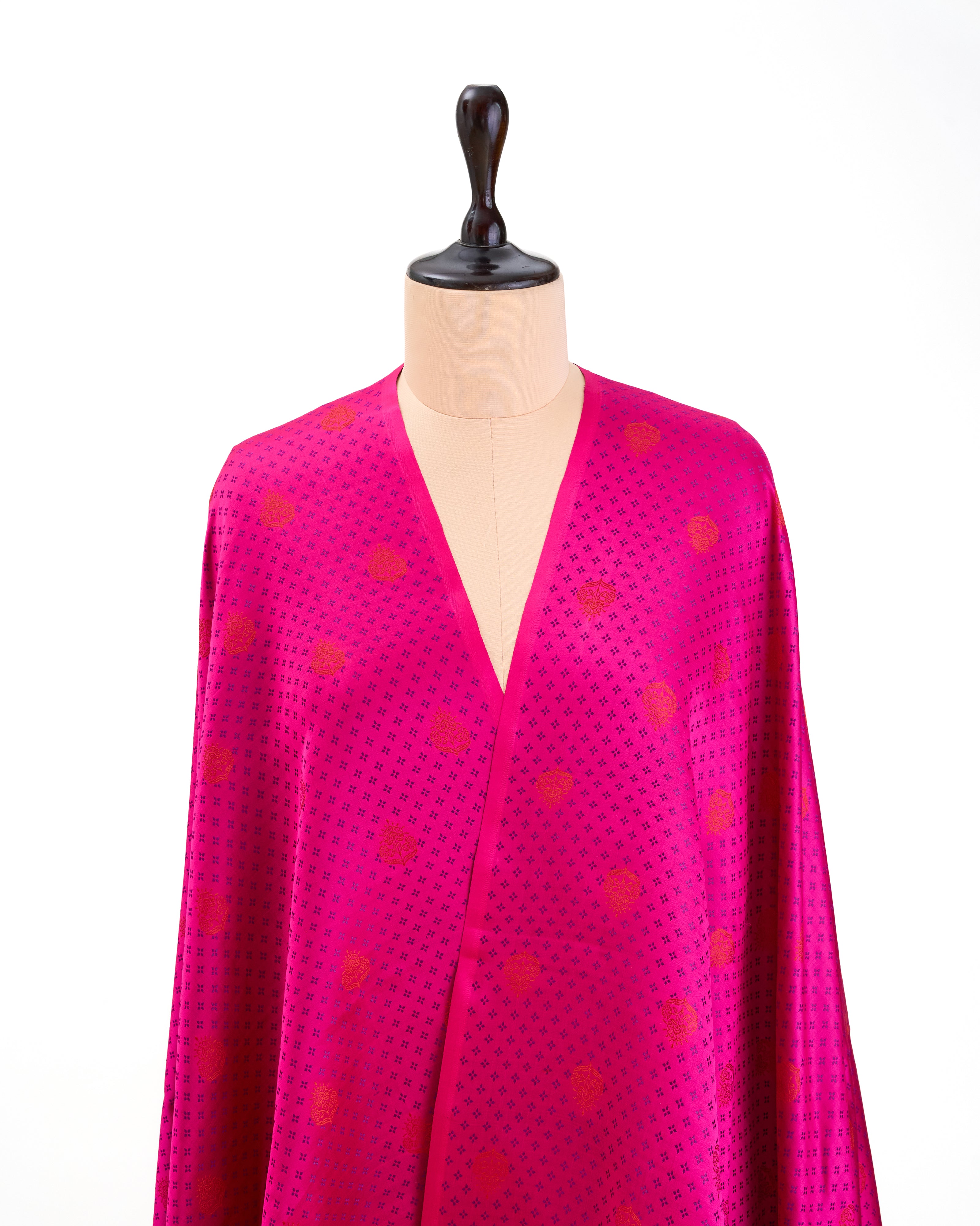 Harper Banarasi Tanchoi Silk Suit Fabric